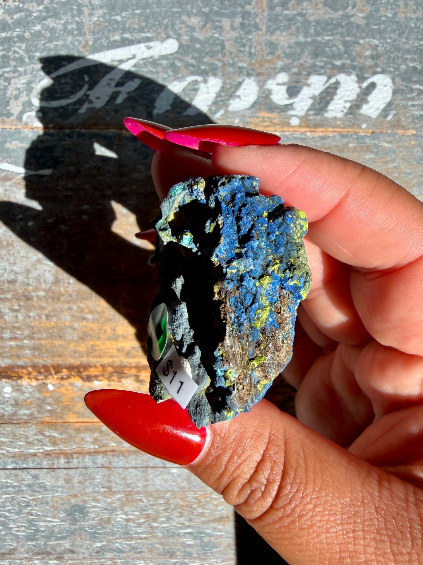 Gorgeous Malachite + Azurite on Matrix Specimen | Opt 27