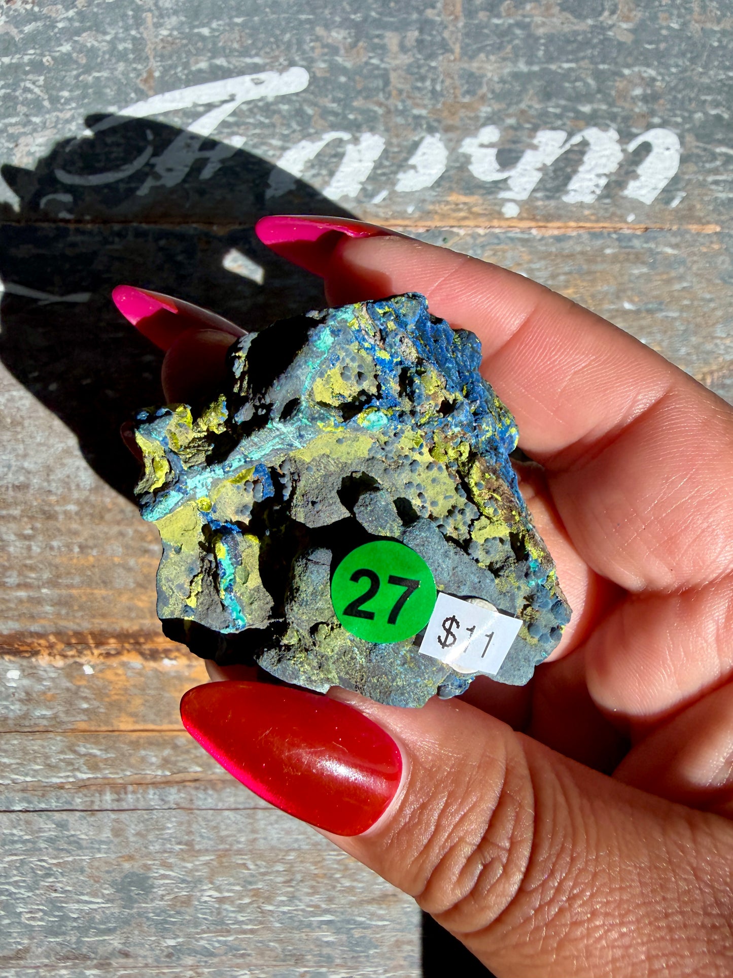 Gorgeous Malachite + Azurite on Matrix Specimen | Opt 27