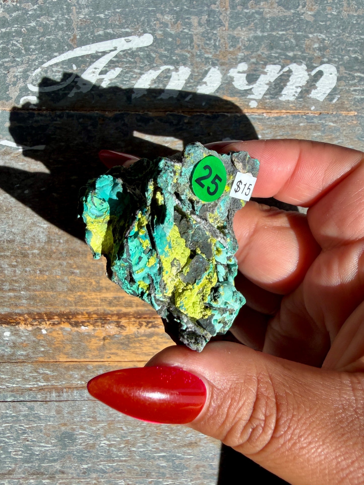 Gorgeous Malachite + Azurite on Matrix Specimen | Opt 25