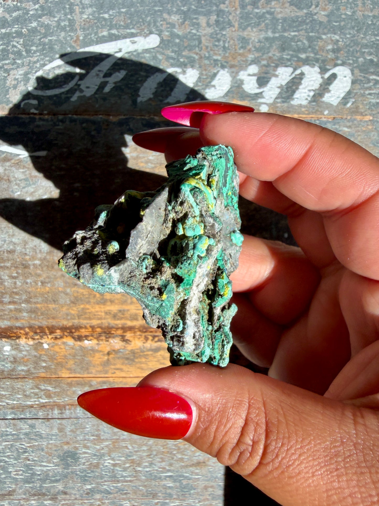 Gorgeous Malachite + Azurite on Matrix Specimen | Opt 25