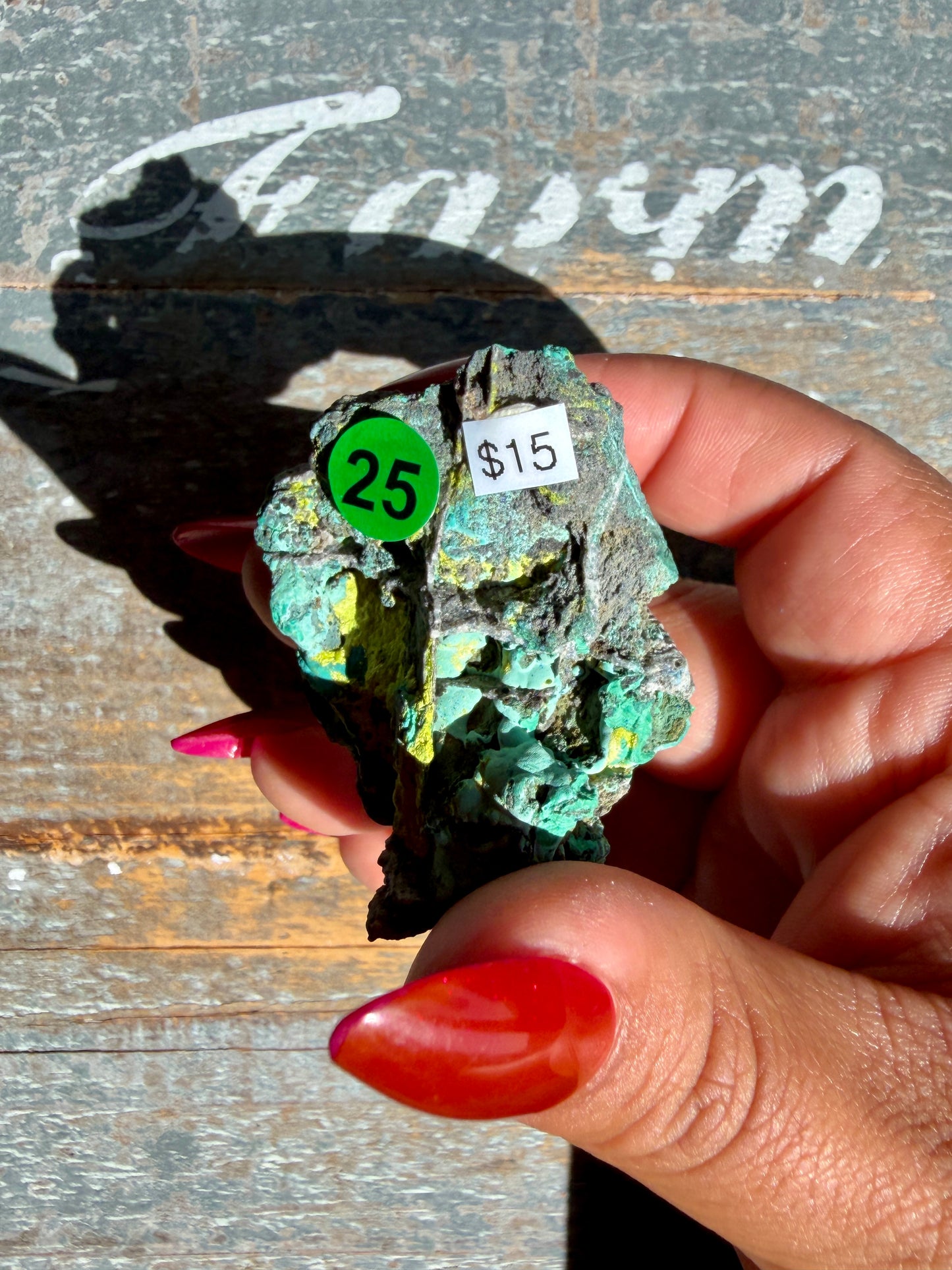 Gorgeous Malachite + Azurite on Matrix Specimen | Opt 25
