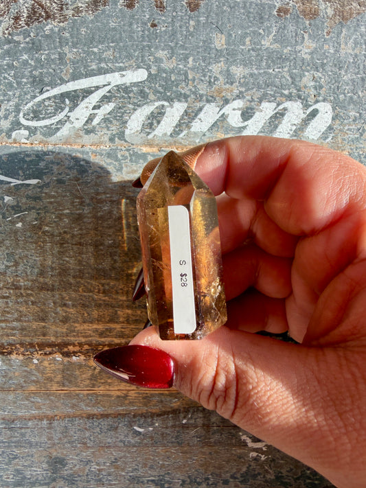 Gorgeous AAA Natural Citrine Tower from Brazil | Opt S