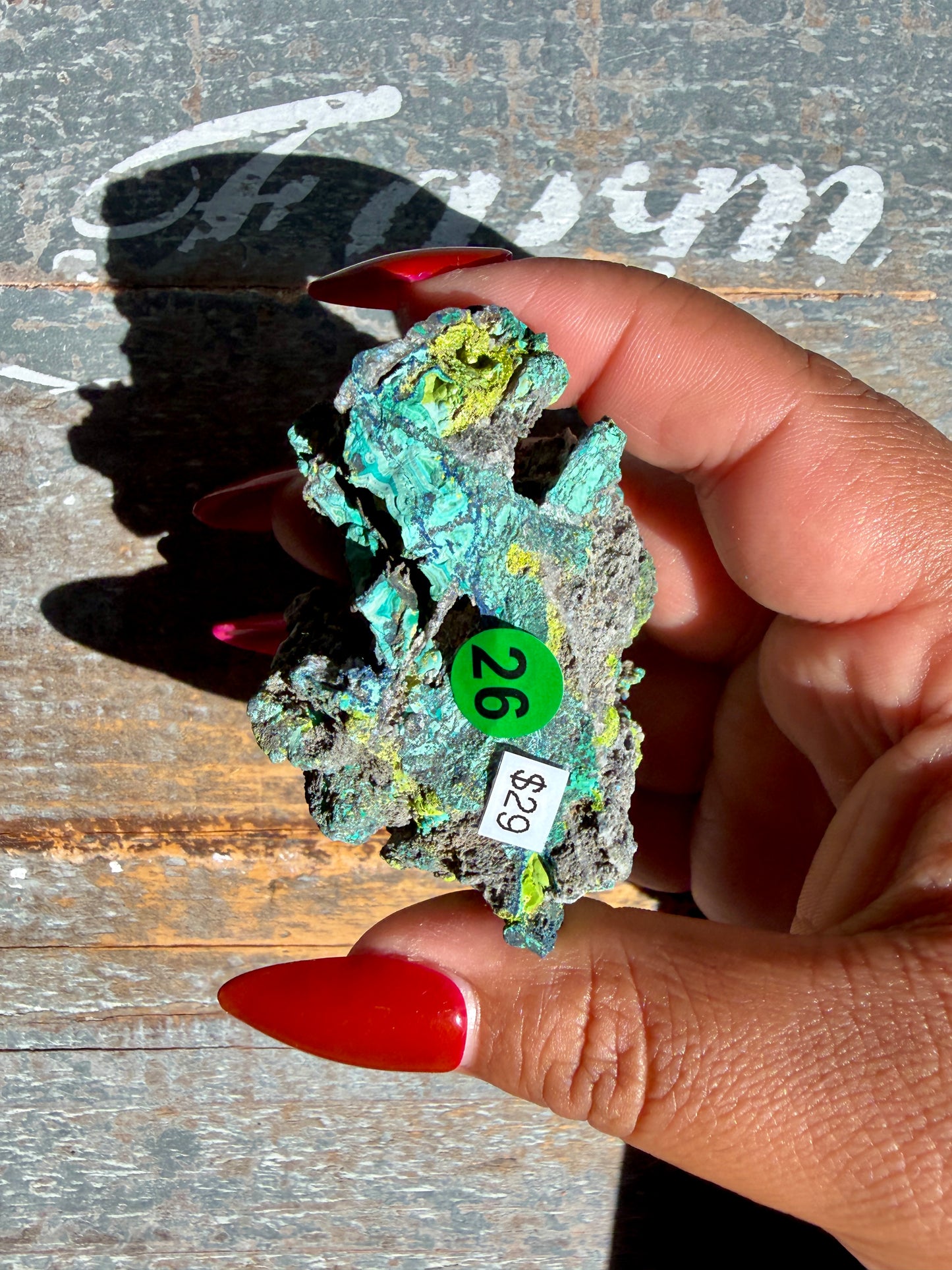 Gorgeous Malachite + Azurite on Matrix Specimen | Opt 26