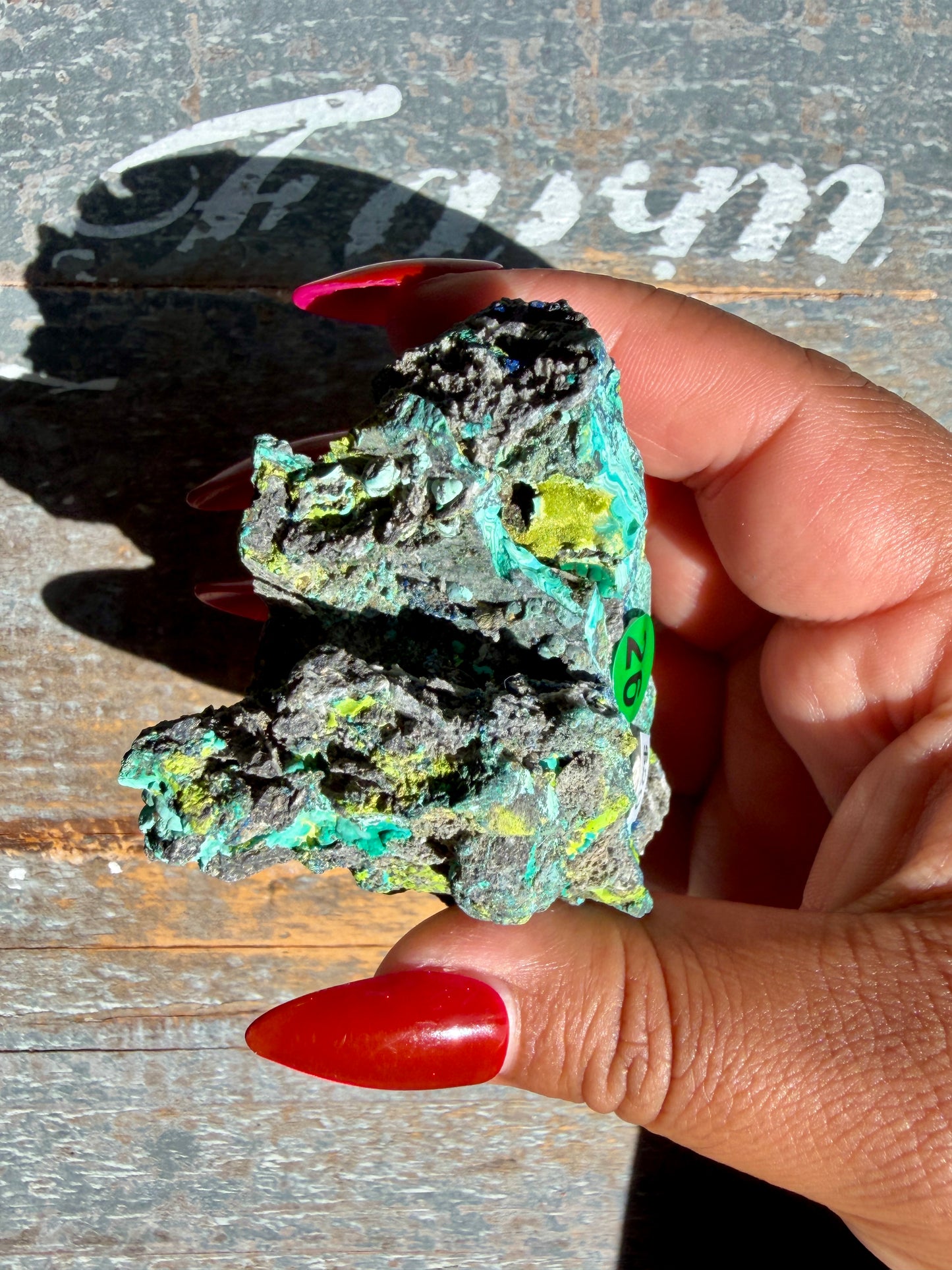 Gorgeous Malachite + Azurite on Matrix Specimen | Opt 26