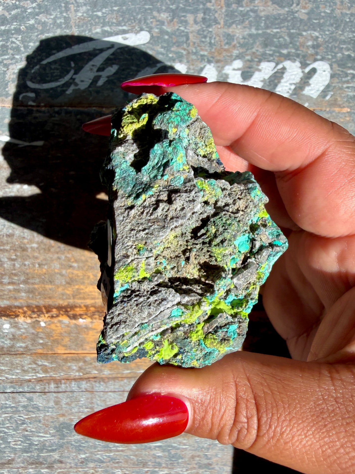 Gorgeous Malachite + Azurite on Matrix Specimen | Opt 26