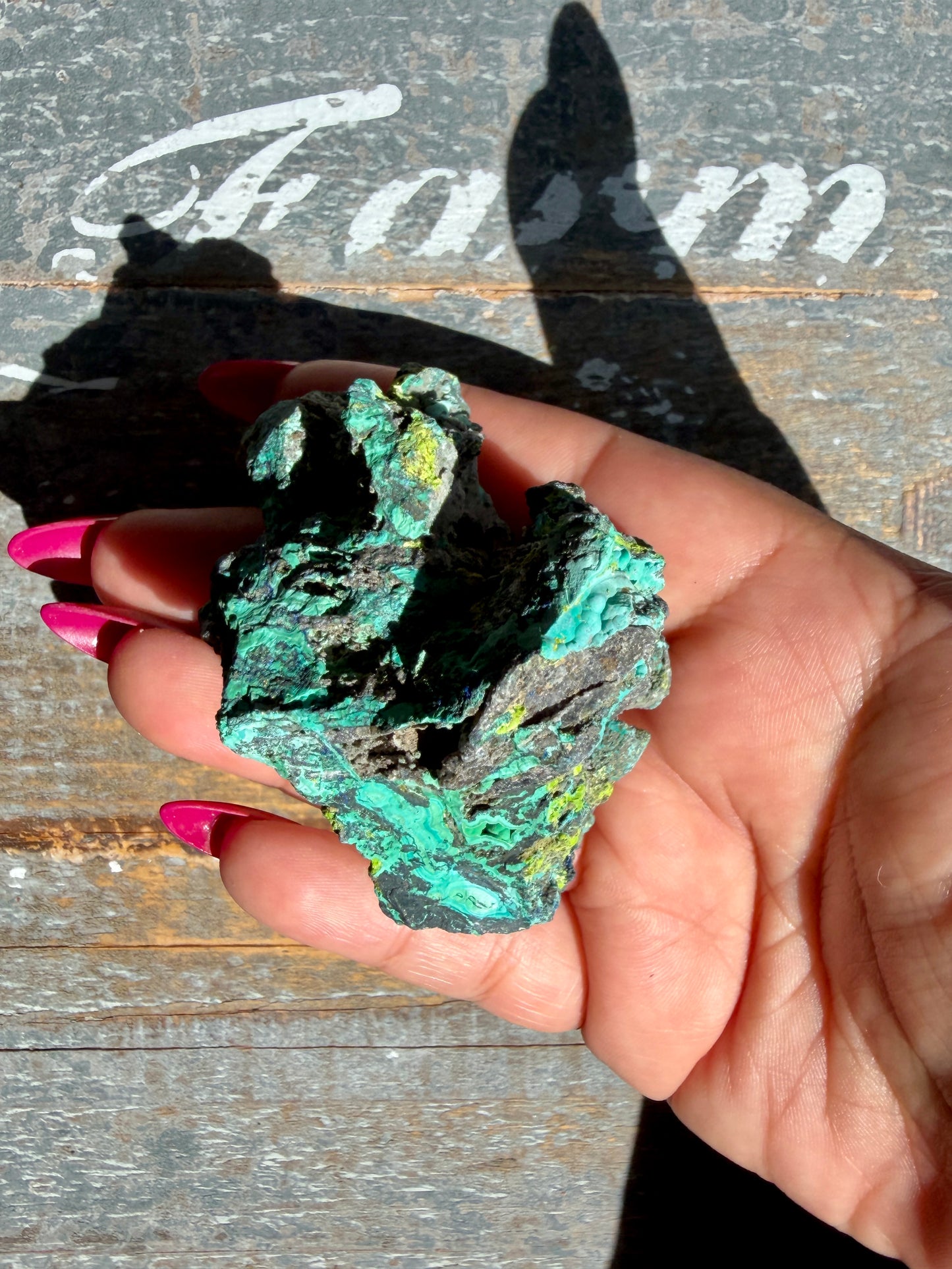 Gorgeous Malachite + Azurite on Matrix Specimen | Opt 26