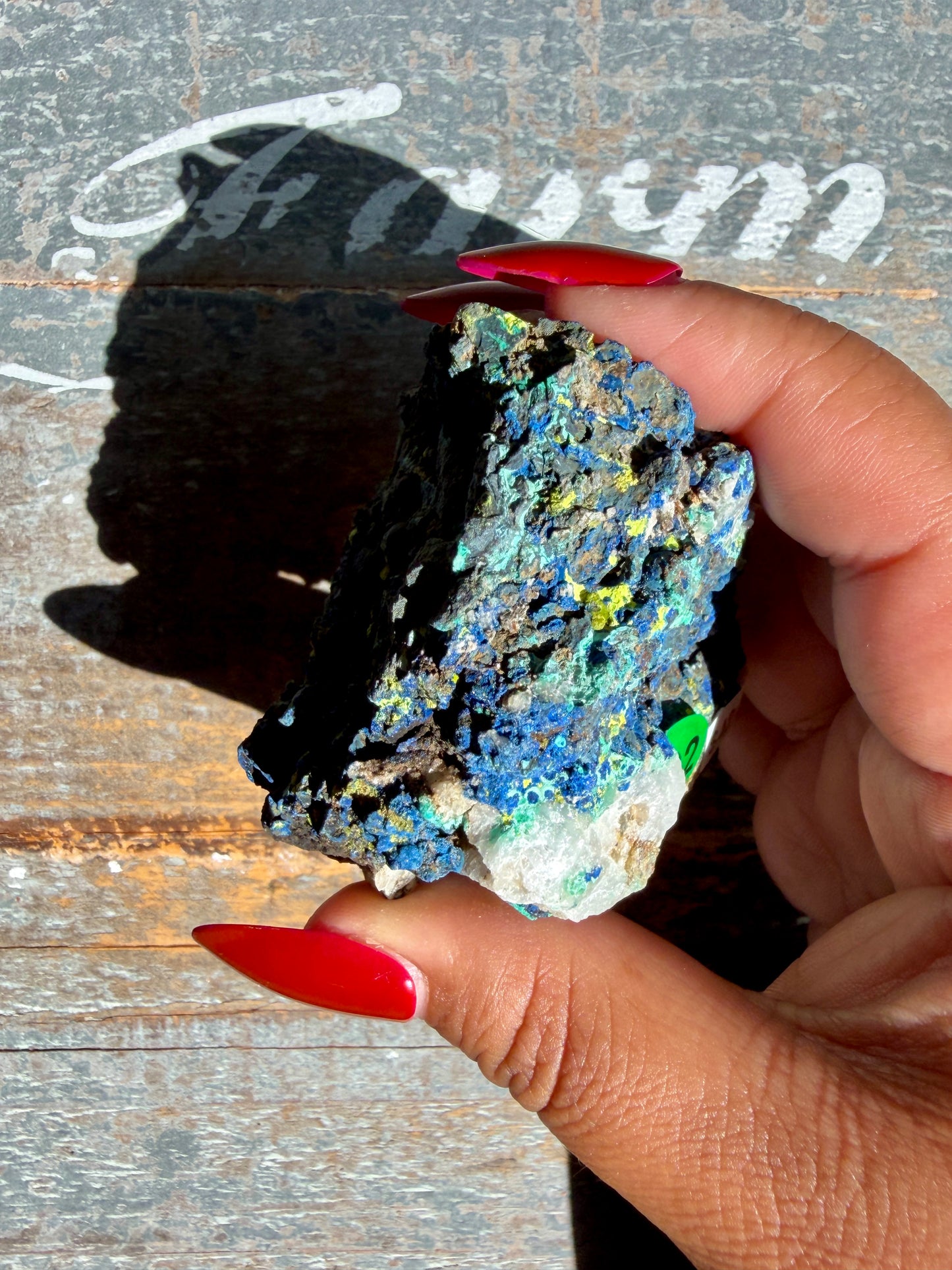 Gorgeous Malachite + Azurite on Matrix Specimen | Opt 22