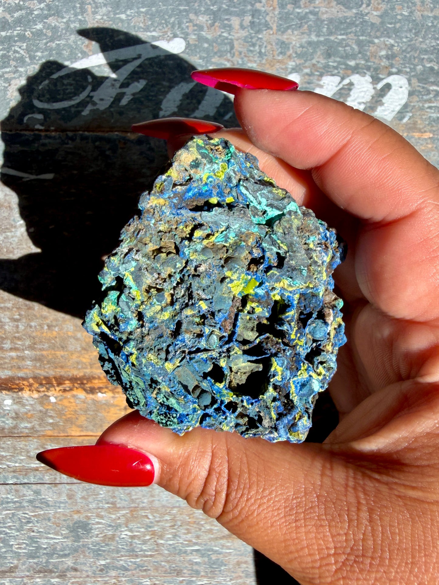 Gorgeous Malachite + Azurite on Matrix Specimen | Opt 22