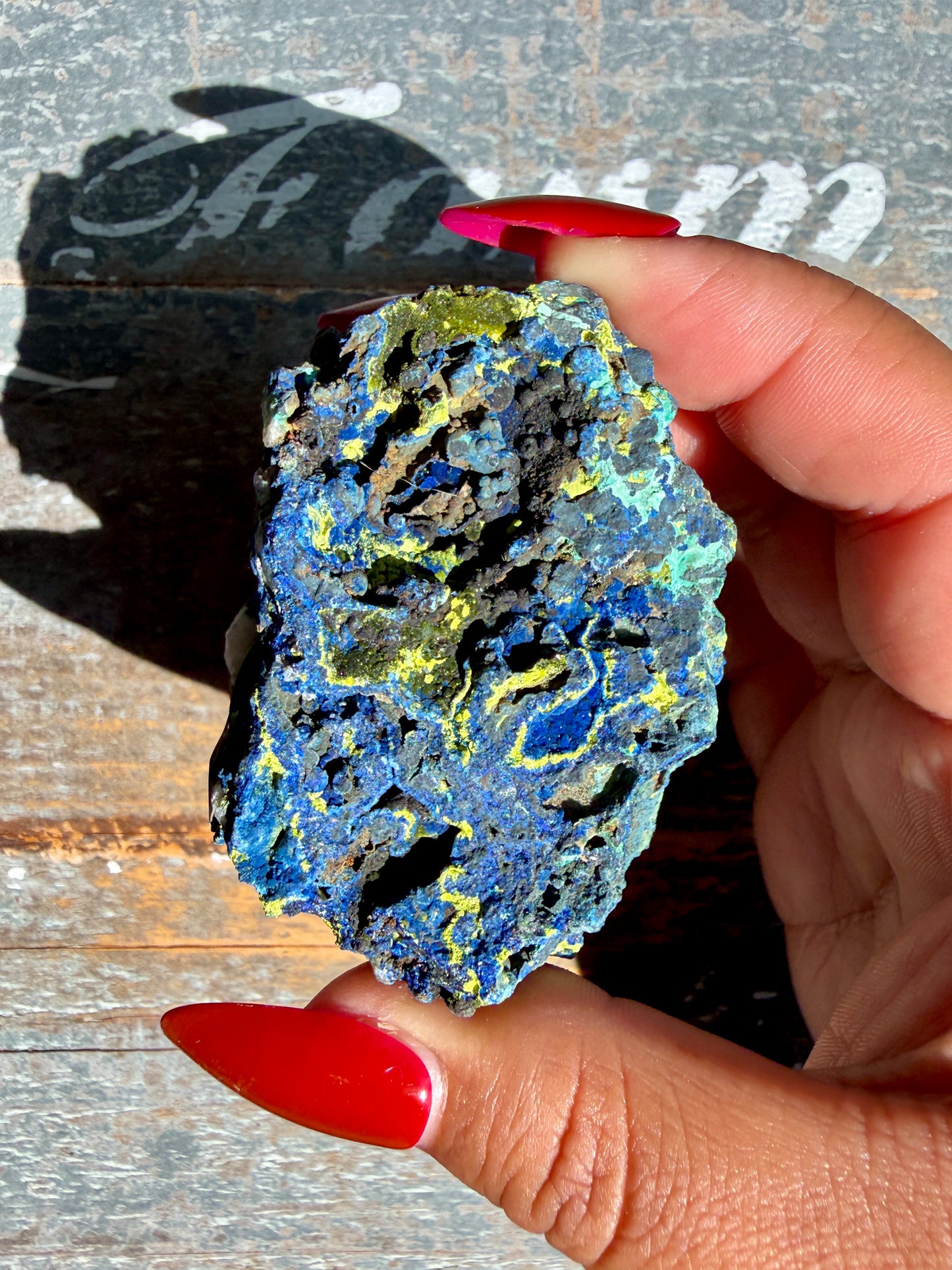 Gorgeous Malachite + Azurite on Matrix Specimen | Opt 22