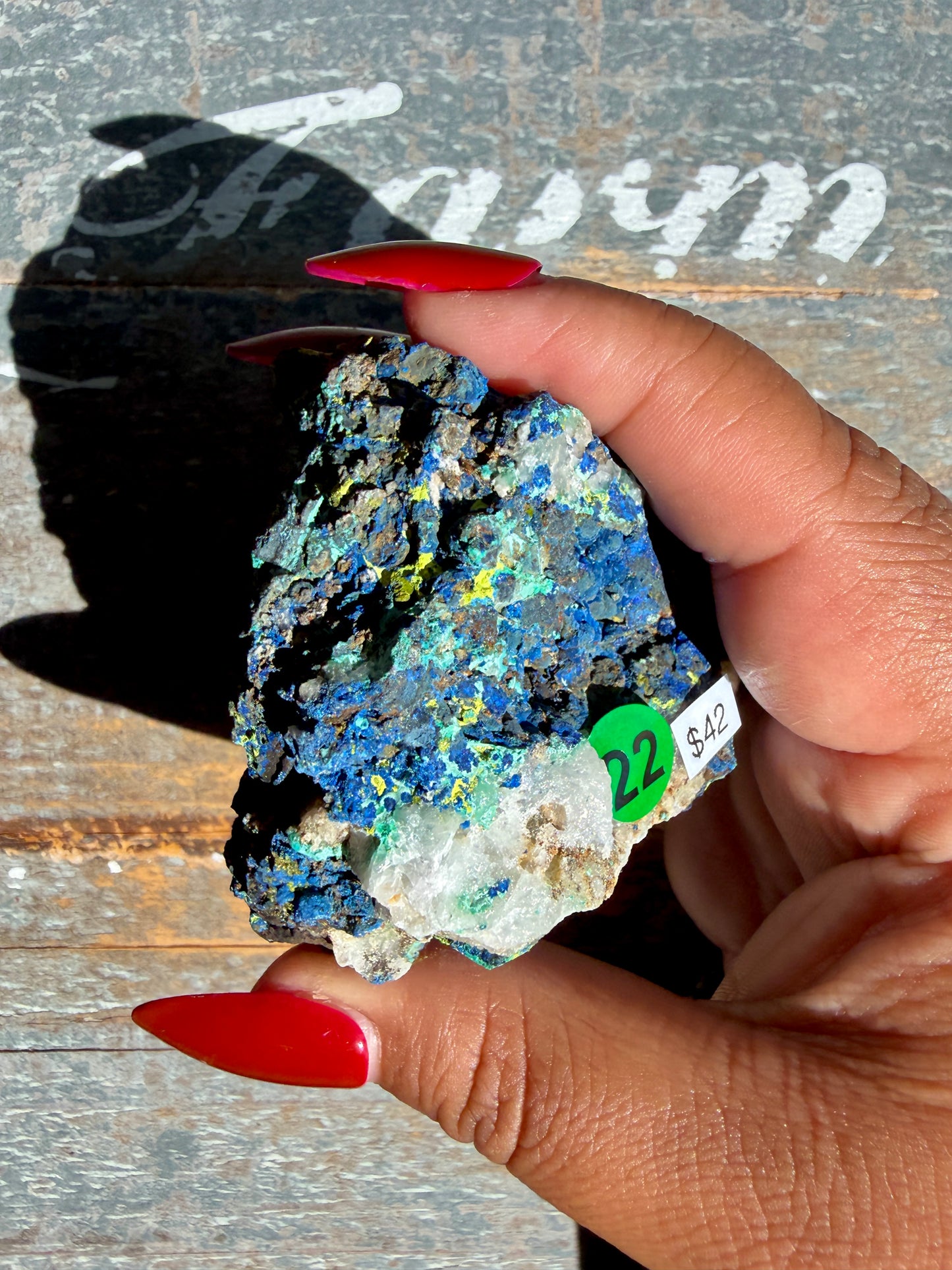Gorgeous Malachite + Azurite on Matrix Specimen | Opt 22