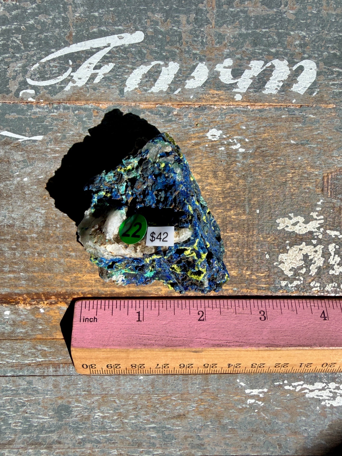 Gorgeous Malachite + Azurite on Matrix Specimen | Opt 22