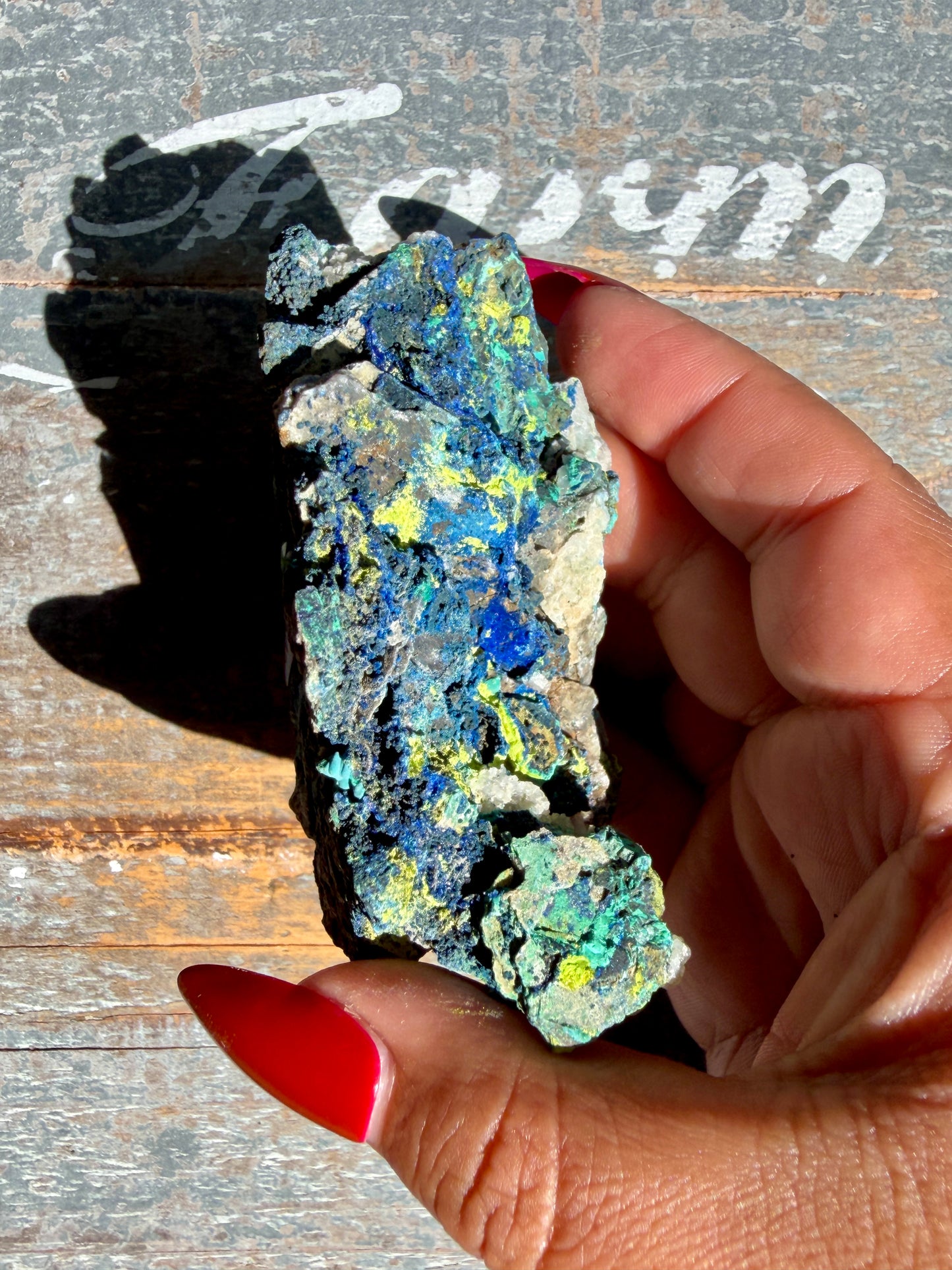 Gorgeous Malachite + Azurite on Matrix Specimen | Opt 20