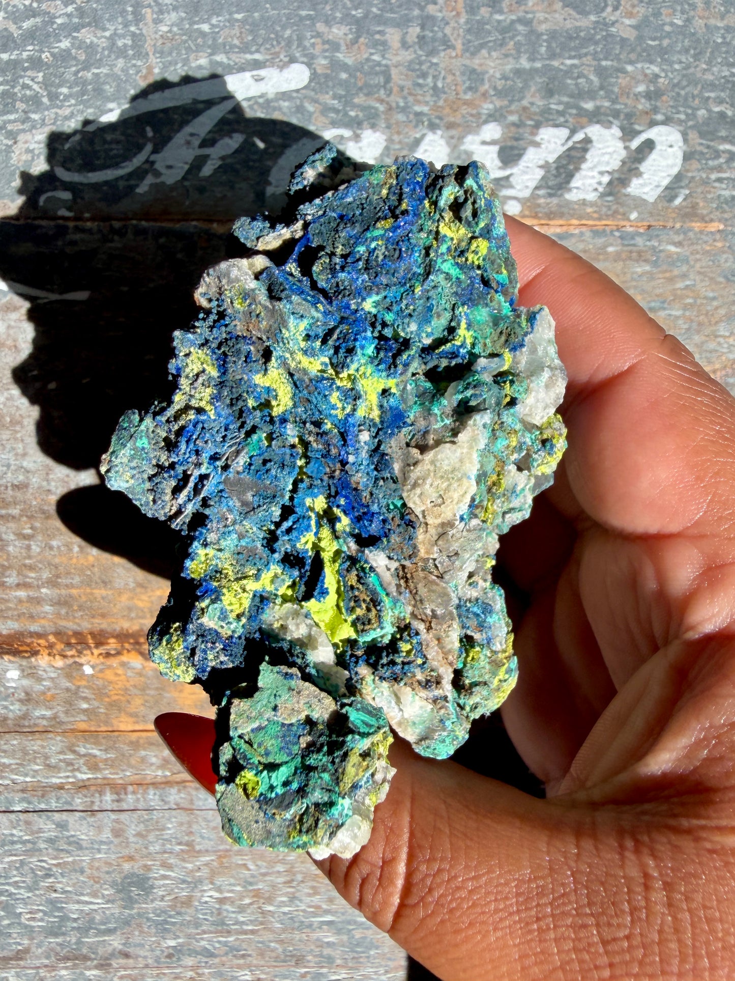 Gorgeous Malachite + Azurite on Matrix Specimen | Opt 20