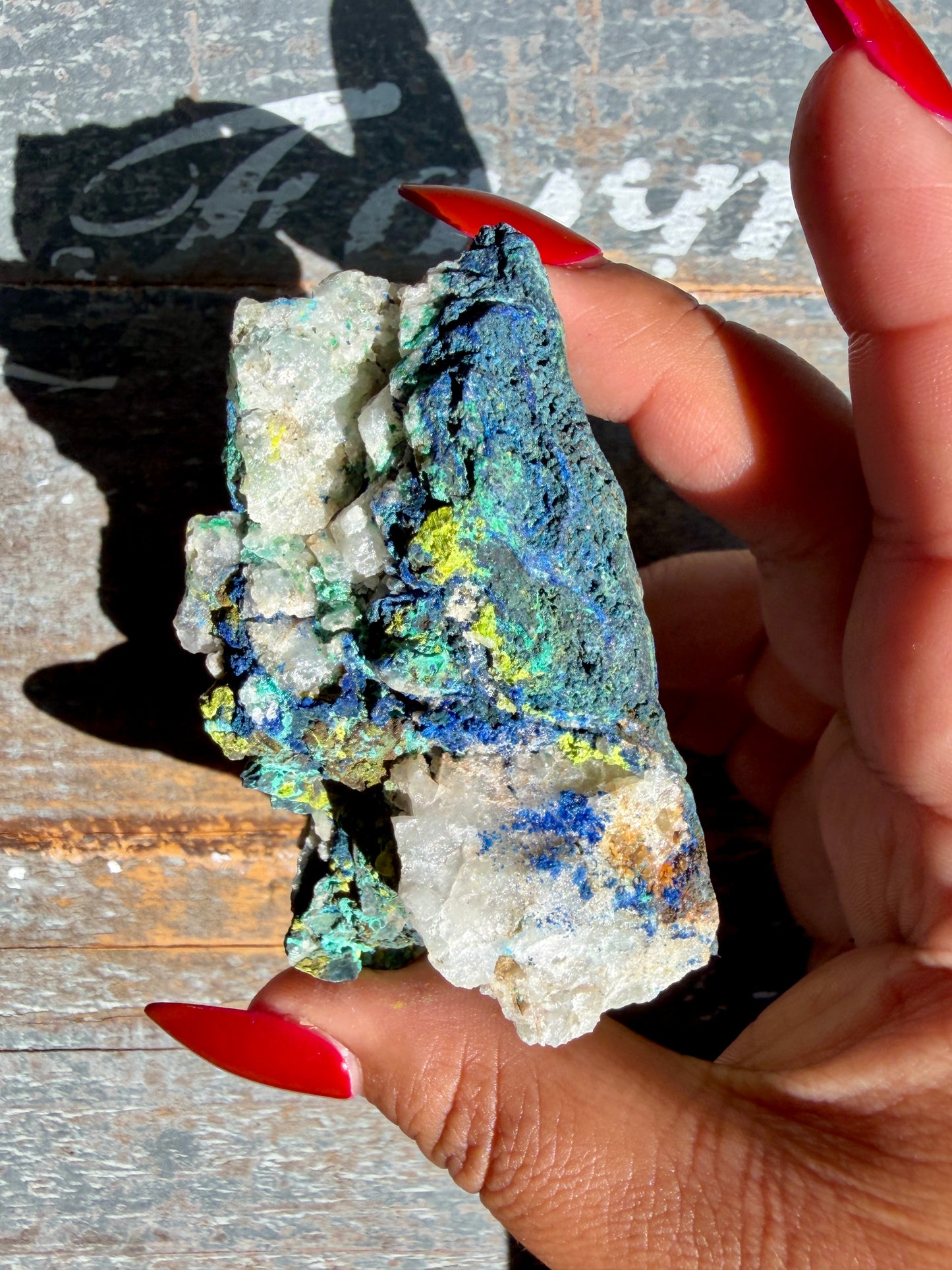 Gorgeous Malachite + Azurite on Matrix Specimen | Opt 20