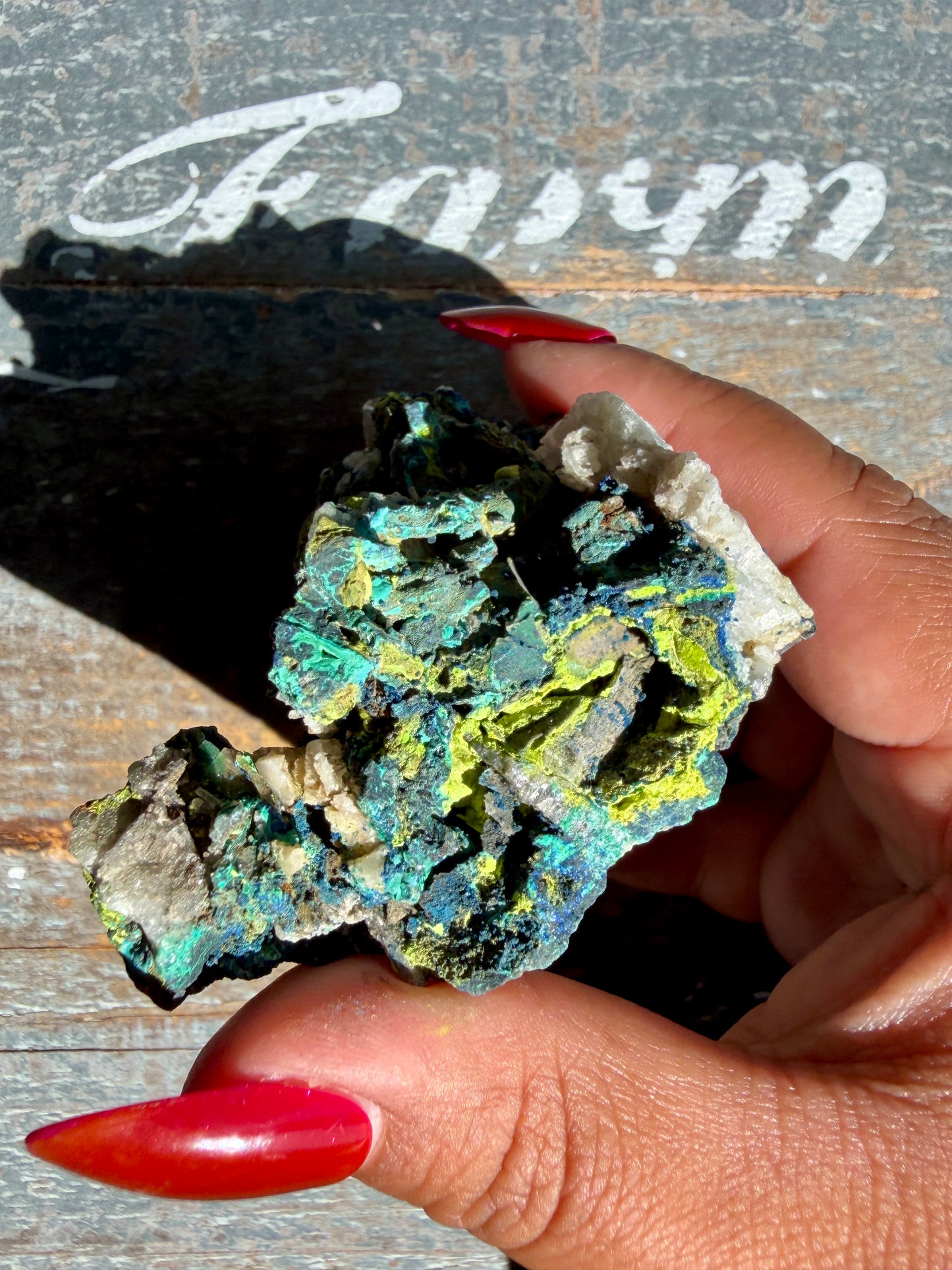 Gorgeous Malachite + Azurite on Matrix Specimen | Opt 20