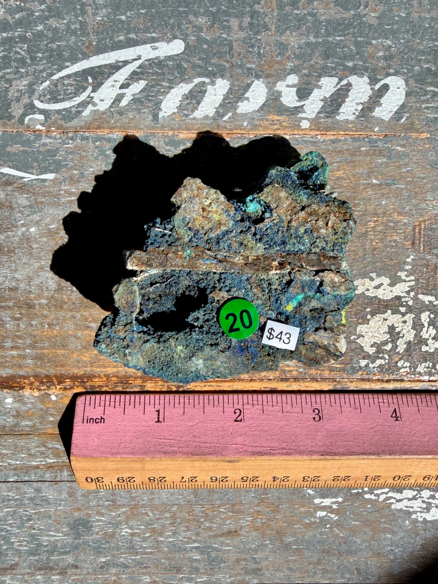 Gorgeous Malachite + Azurite on Matrix Specimen | Opt 20