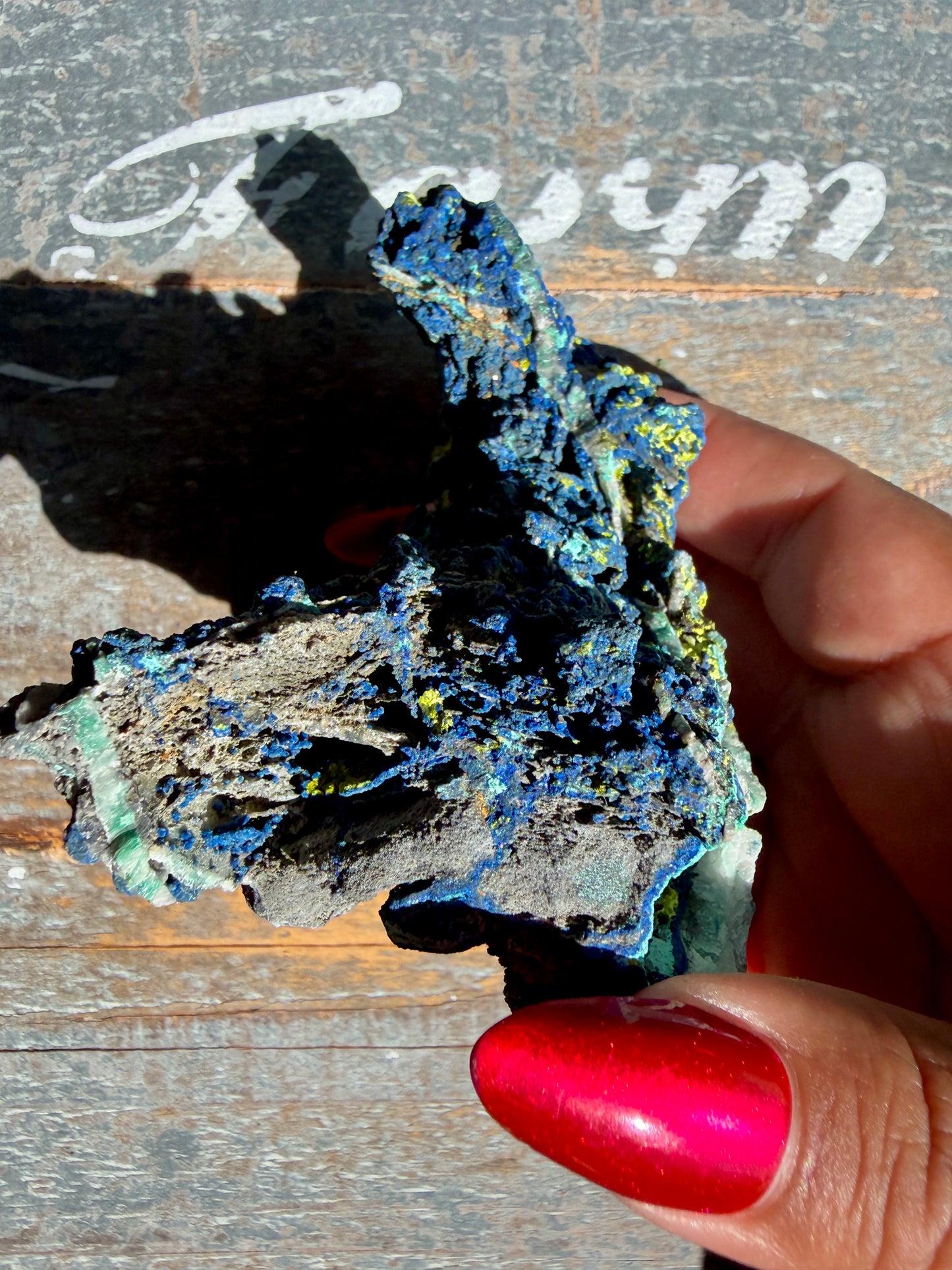 Gorgeous Malachite + Azurite on Matrix Specimen | Opt 21