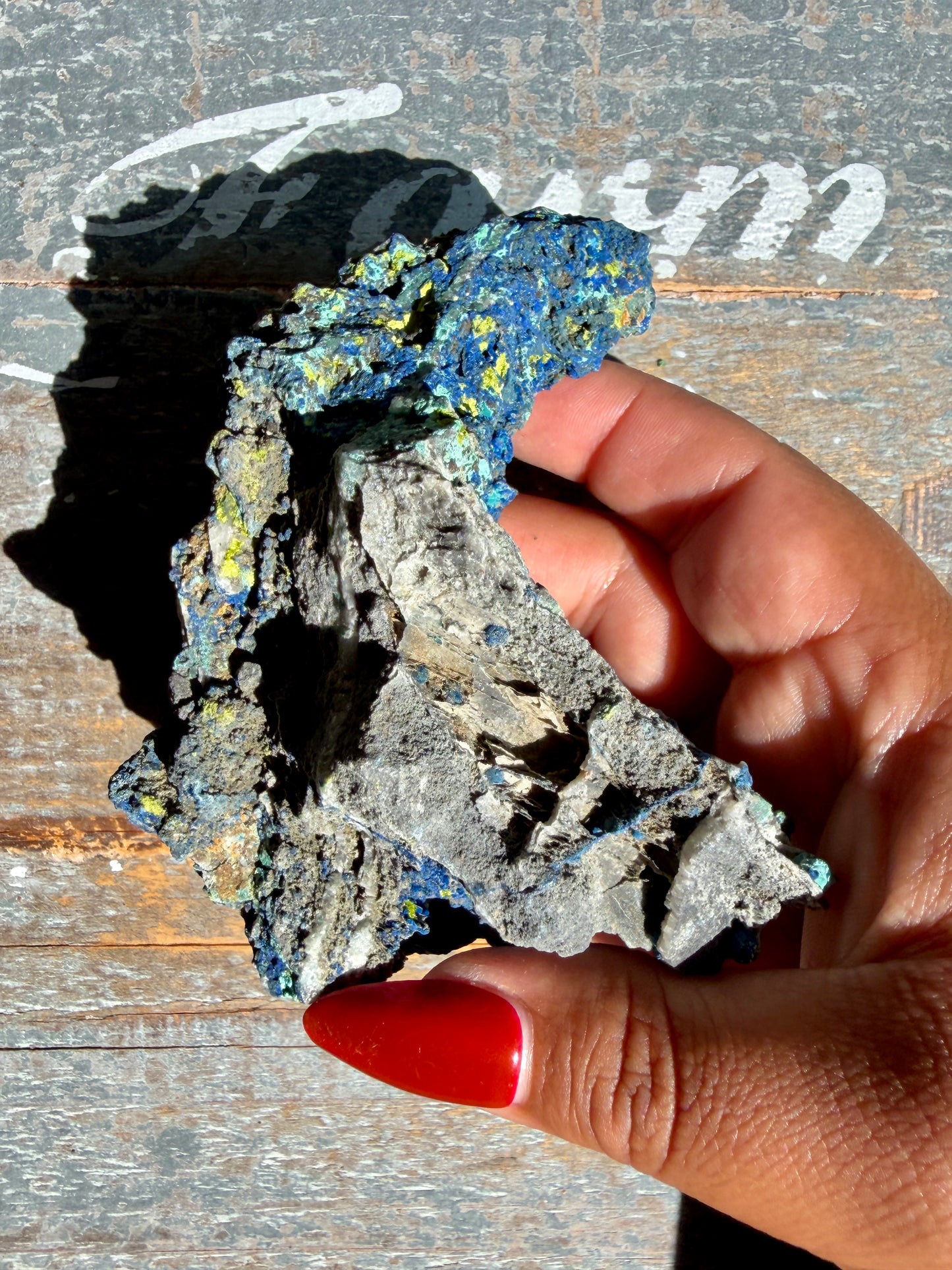Gorgeous Malachite + Azurite on Matrix Specimen | Opt 21