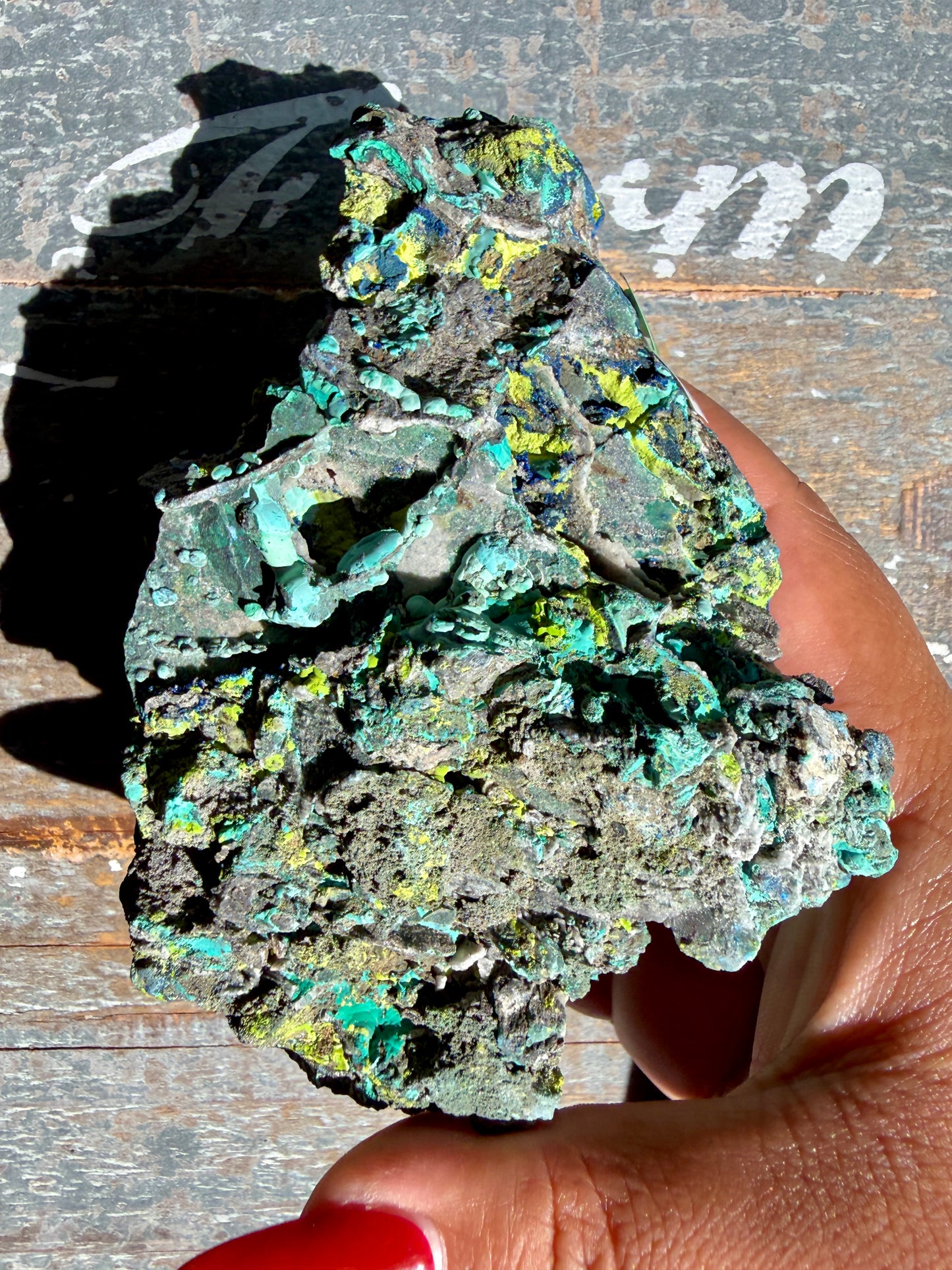 Gorgeous Malachite + Azurite on Matrix Specimen | Opt 23