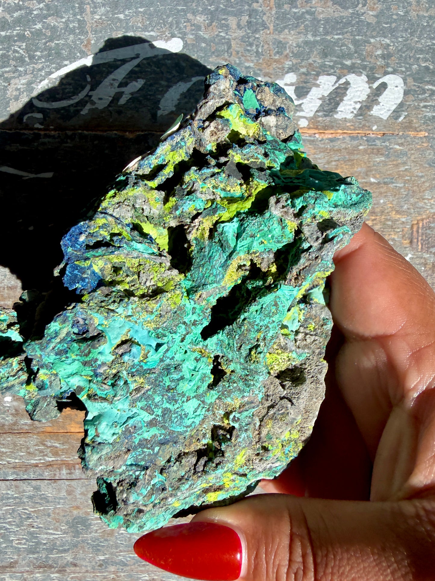 Gorgeous Malachite + Azurite on Matrix Specimen | Opt 23