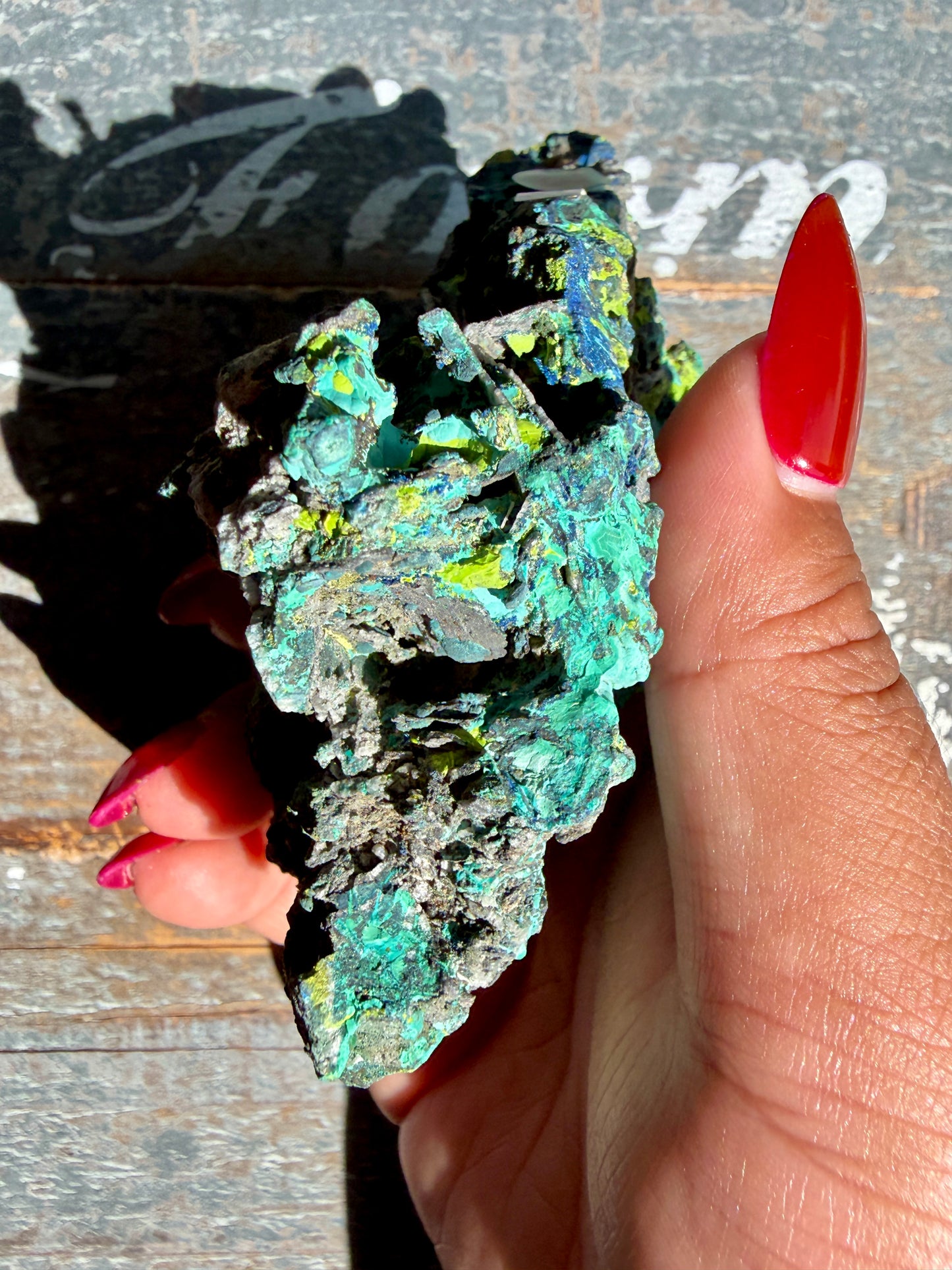 Gorgeous Malachite + Azurite on Matrix Specimen | Opt 23