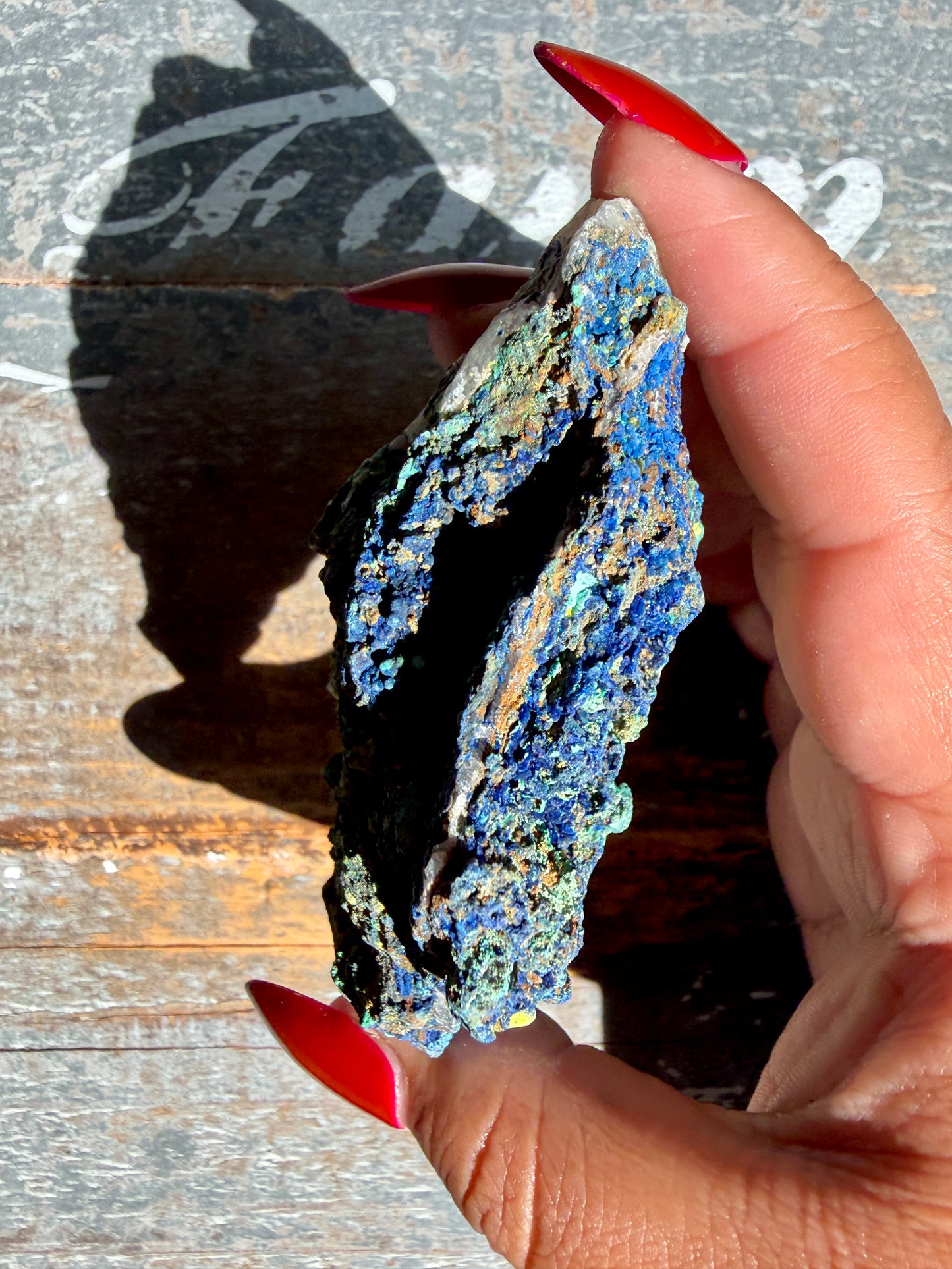 Gorgeous Malachite + Azurite on Matrix Specimen | Opt 18