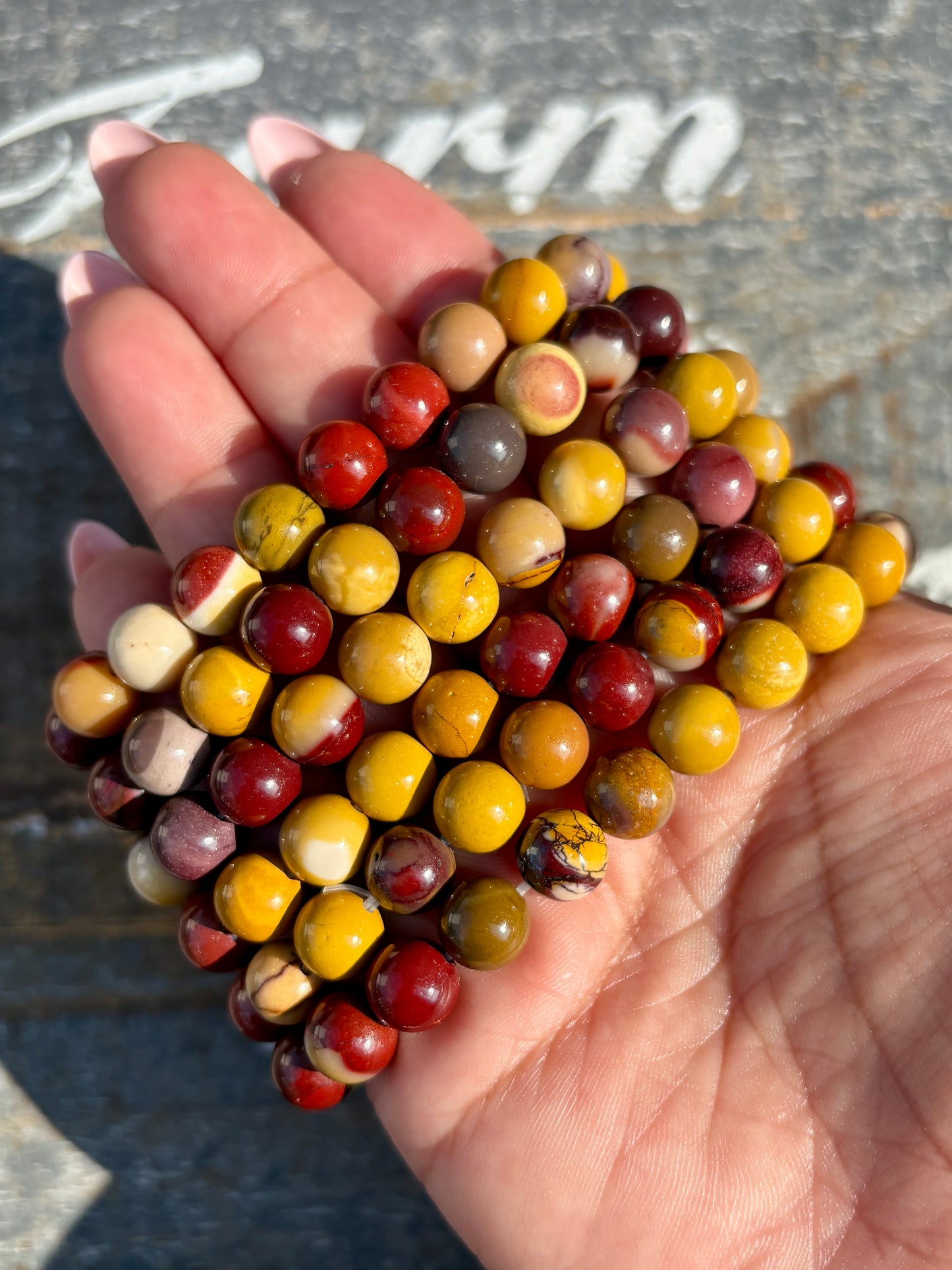 One (1) Gorgeous Mookaite Bracelet | Wrist Size: 6.25-6.5" | 8mm