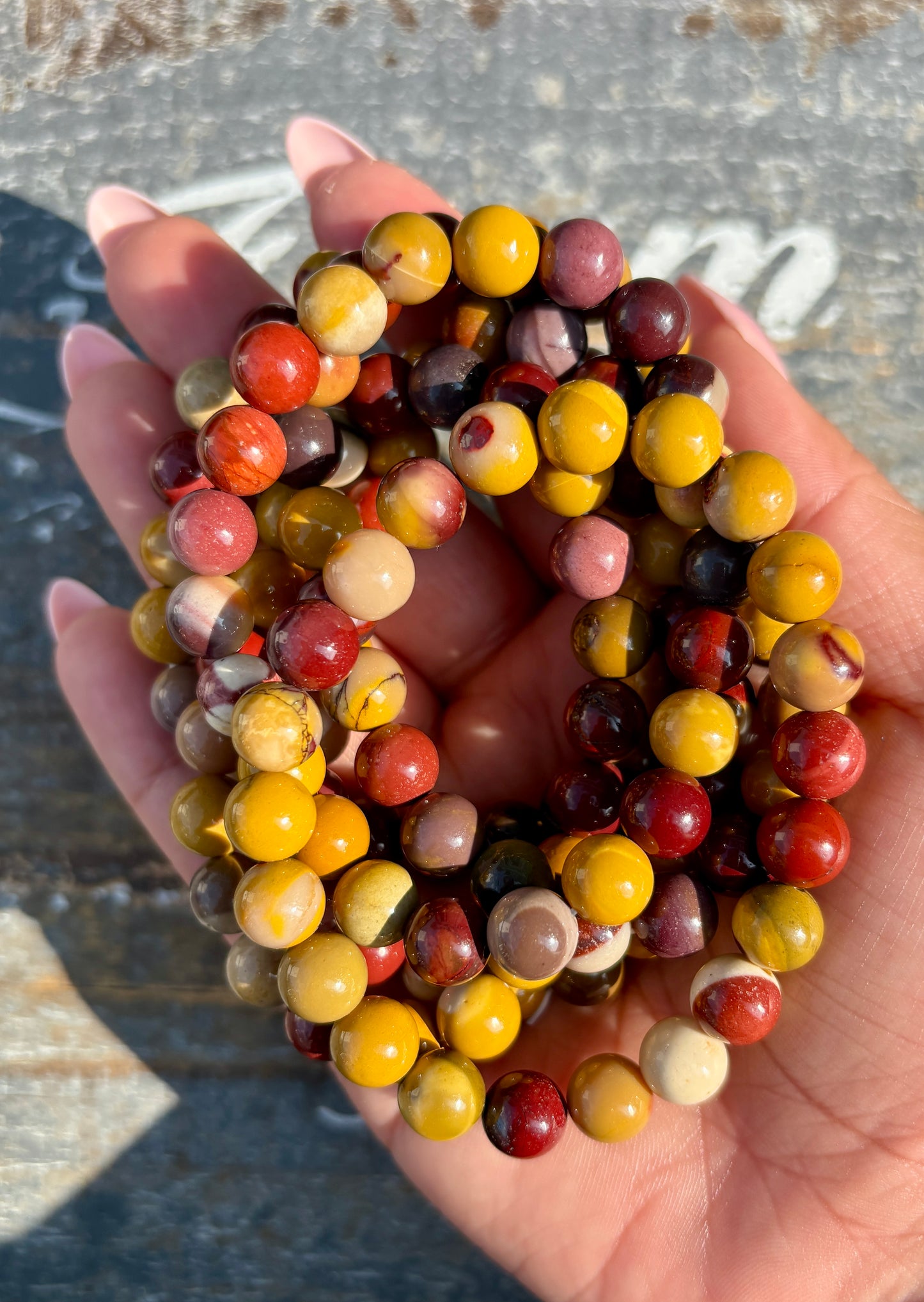 One (1) Gorgeous Mookaite Bracelet | Wrist Size: 6.25-6.5" | 8mm