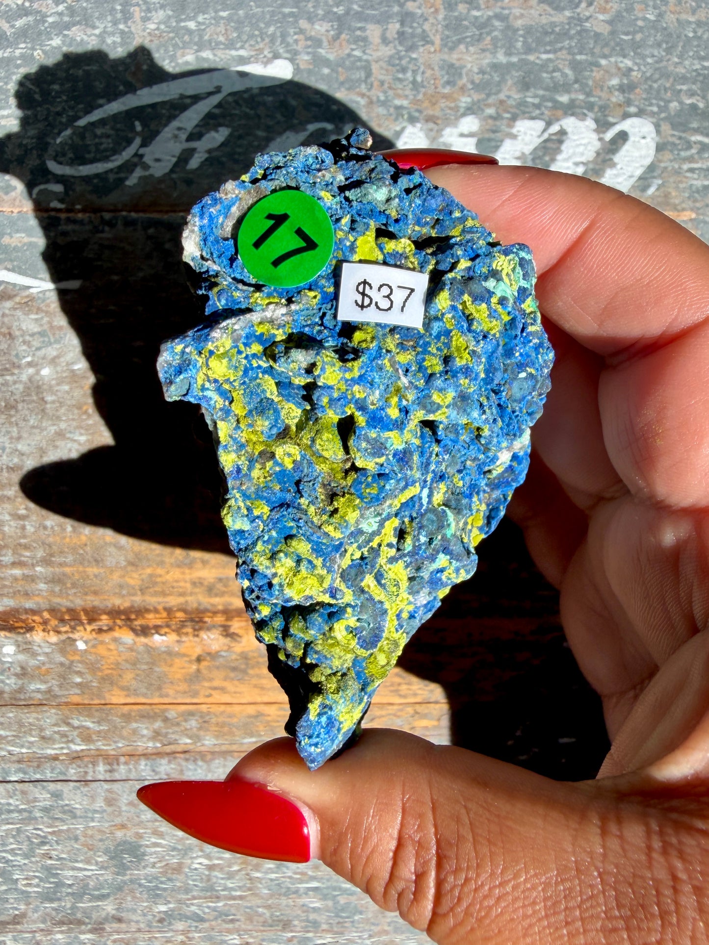 Gorgeous Malachite + Azurite on Matrix Specimen | Opt 17