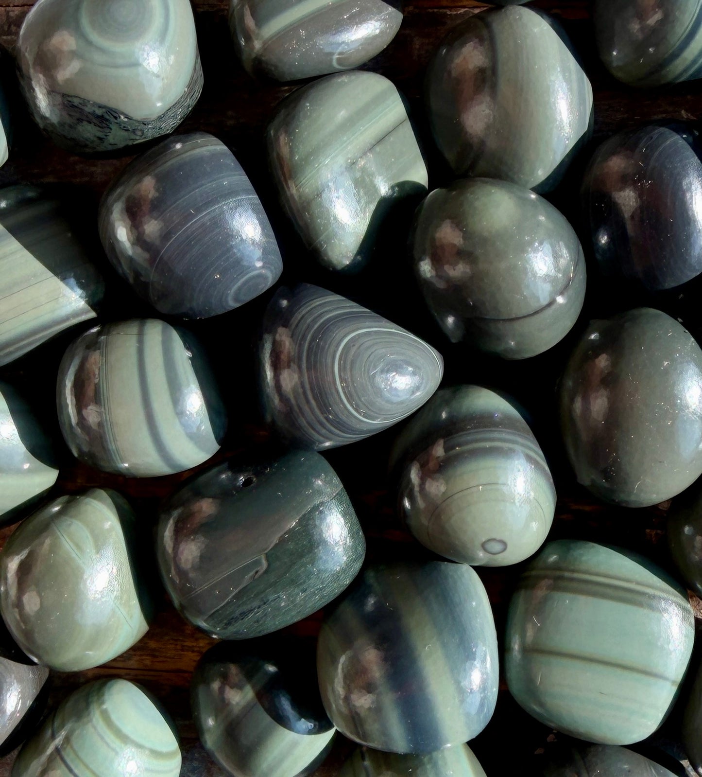 One (1) Gorgeous Platinum Obsidian Tumble | Intuitively Chosen | Mexico