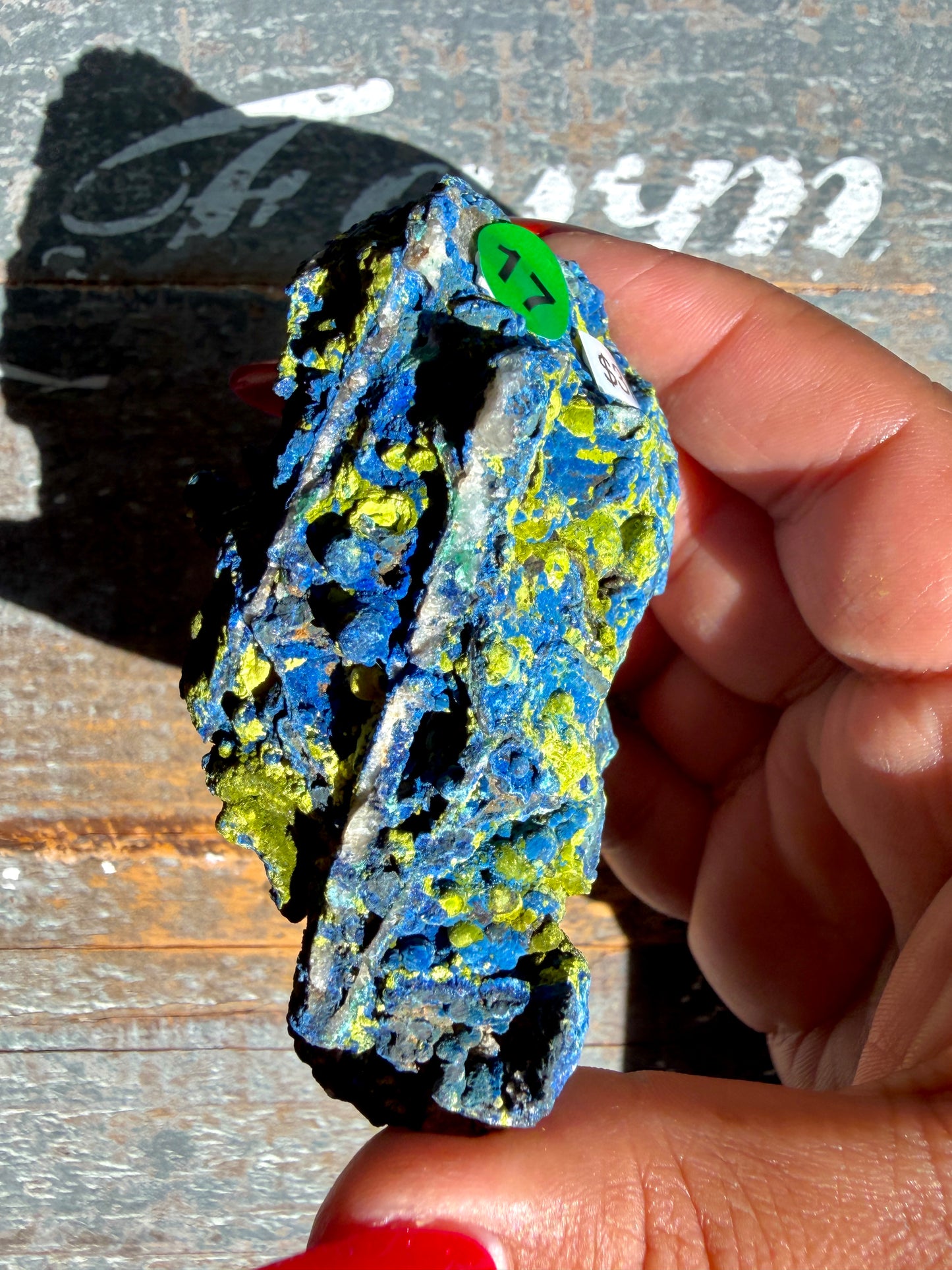 Gorgeous Malachite + Azurite on Matrix Specimen | Opt 17