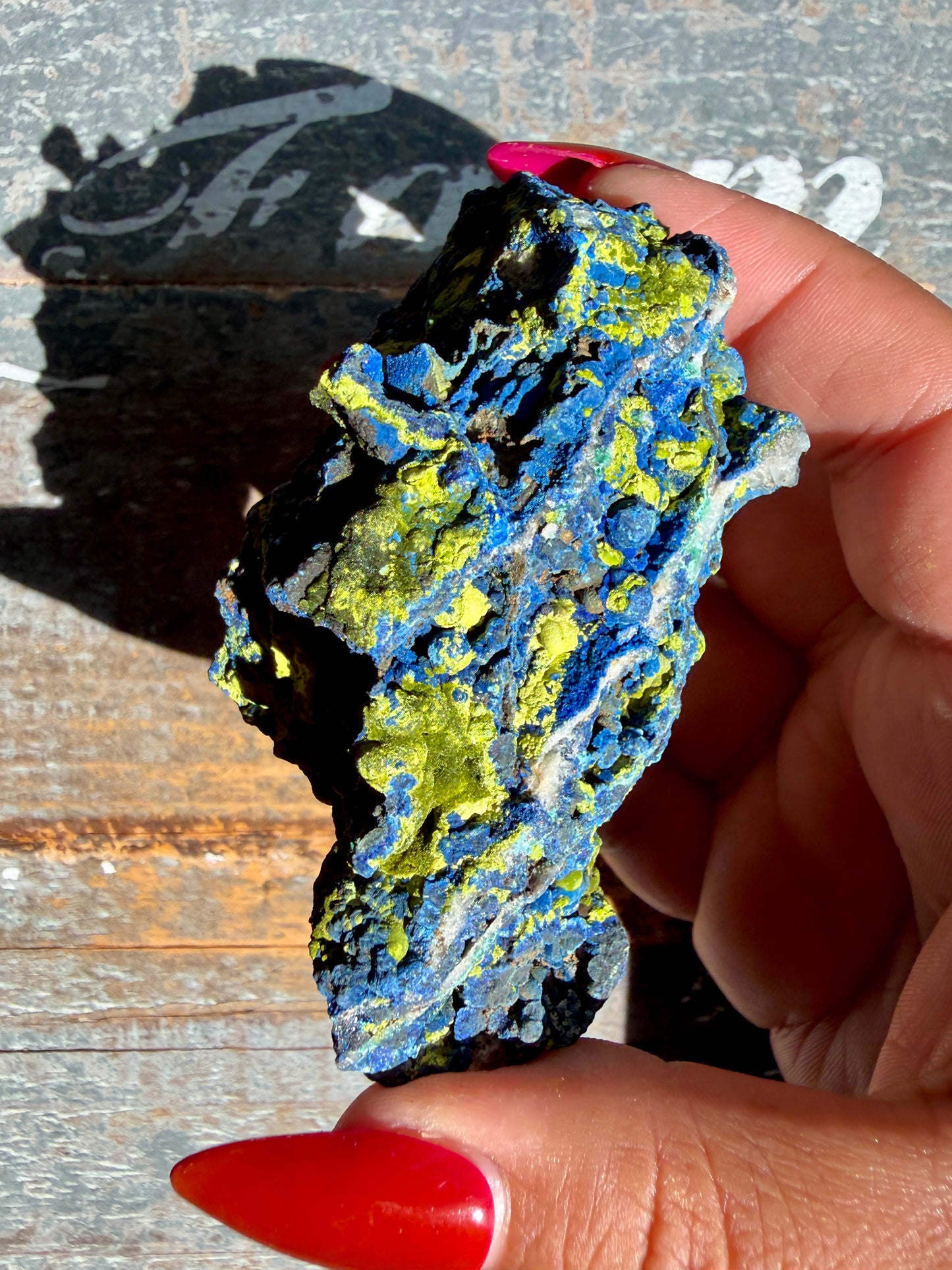Gorgeous Malachite + Azurite on Matrix Specimen | Opt 17