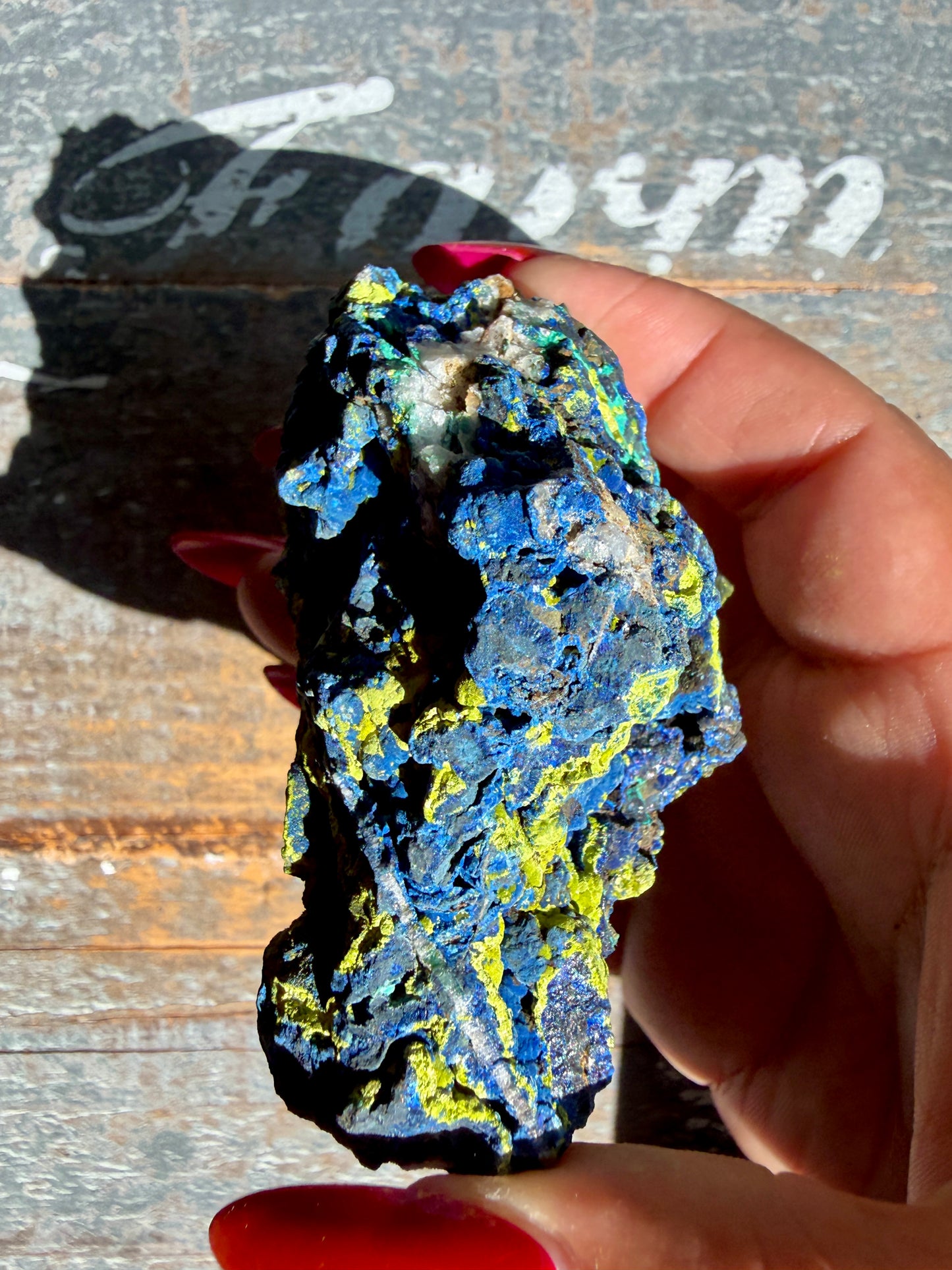 Gorgeous Malachite + Azurite on Matrix Specimen | Opt 17
