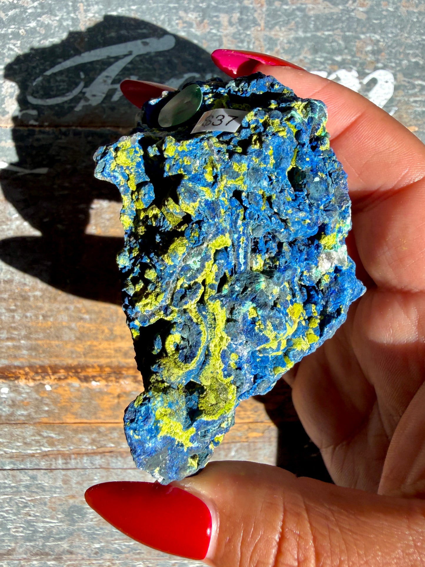 Gorgeous Malachite + Azurite on Matrix Specimen | Opt 17