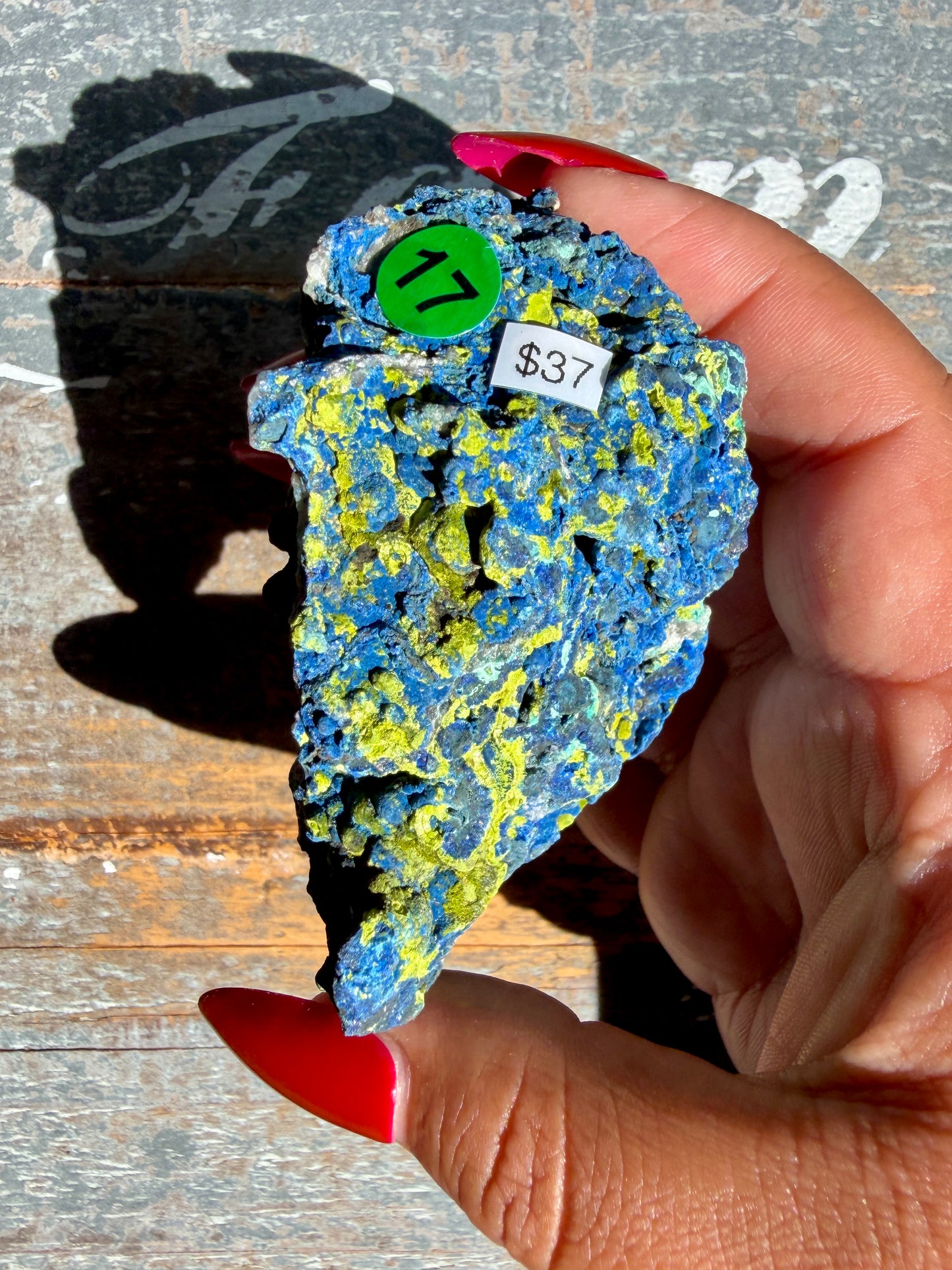 Gorgeous Malachite + Azurite on Matrix Specimen | Opt 17