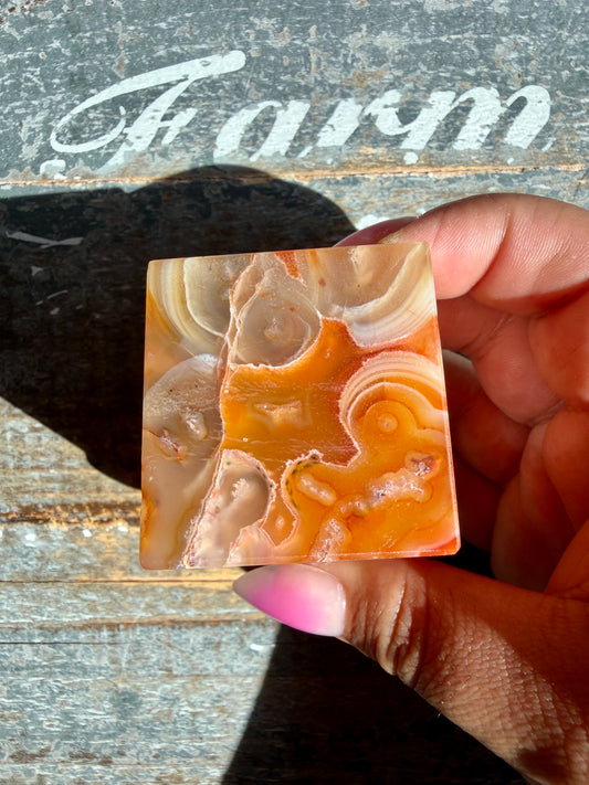 Gorgeous Carnelian Cube | Opt E