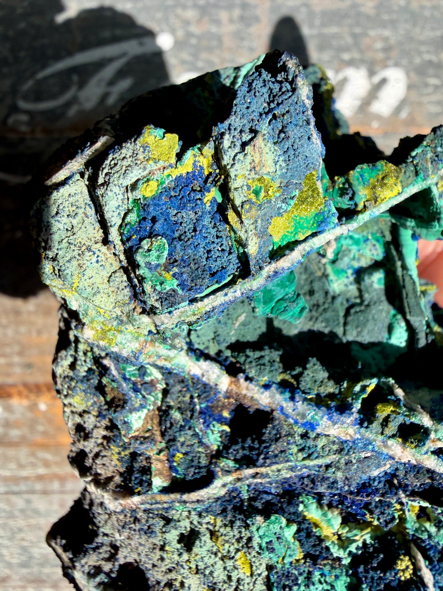 Gorgeous Malachite + Azurite on Matrix Specimen | Opt 15