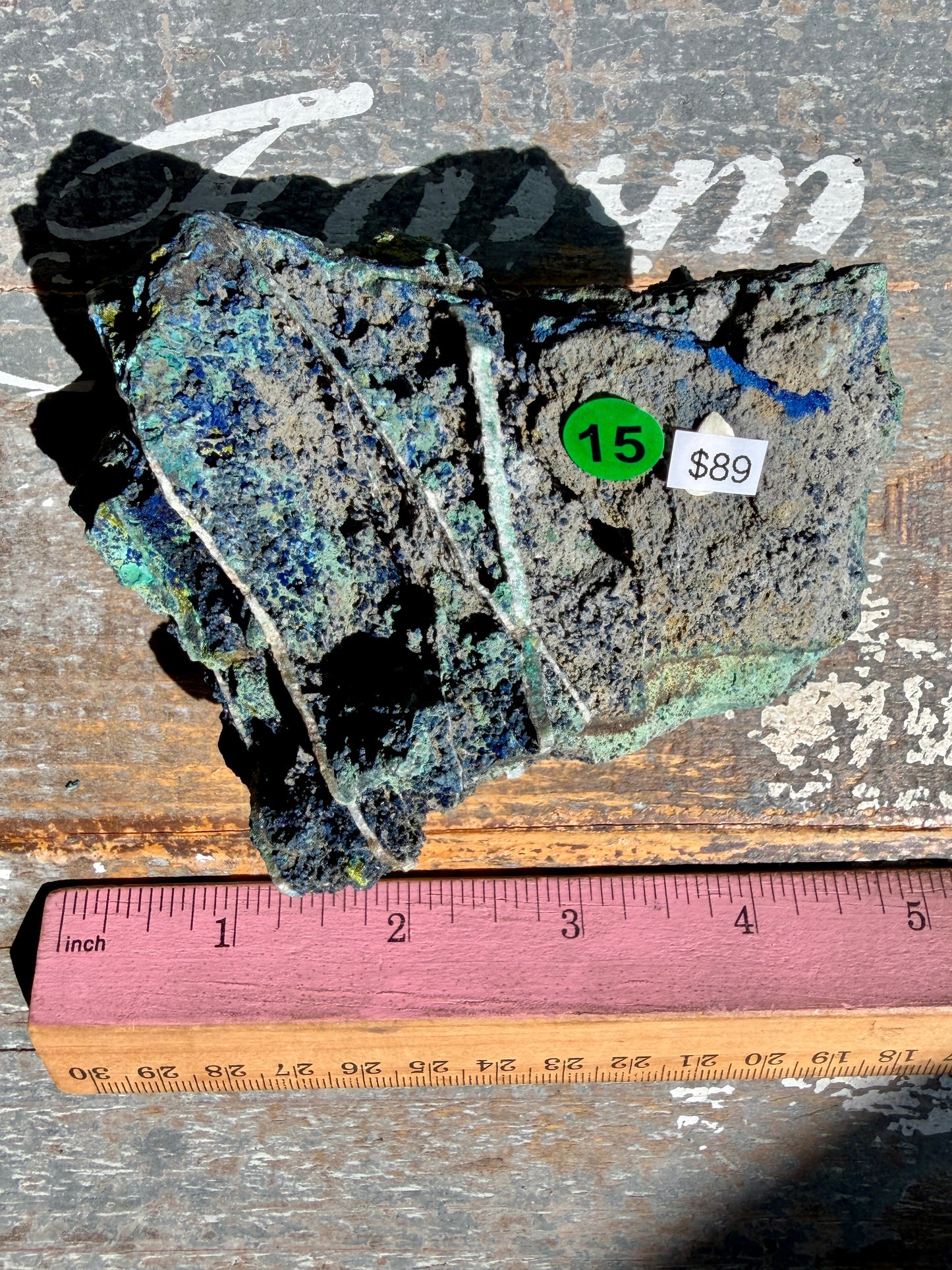 Gorgeous Malachite + Azurite on Matrix Specimen | Opt 15