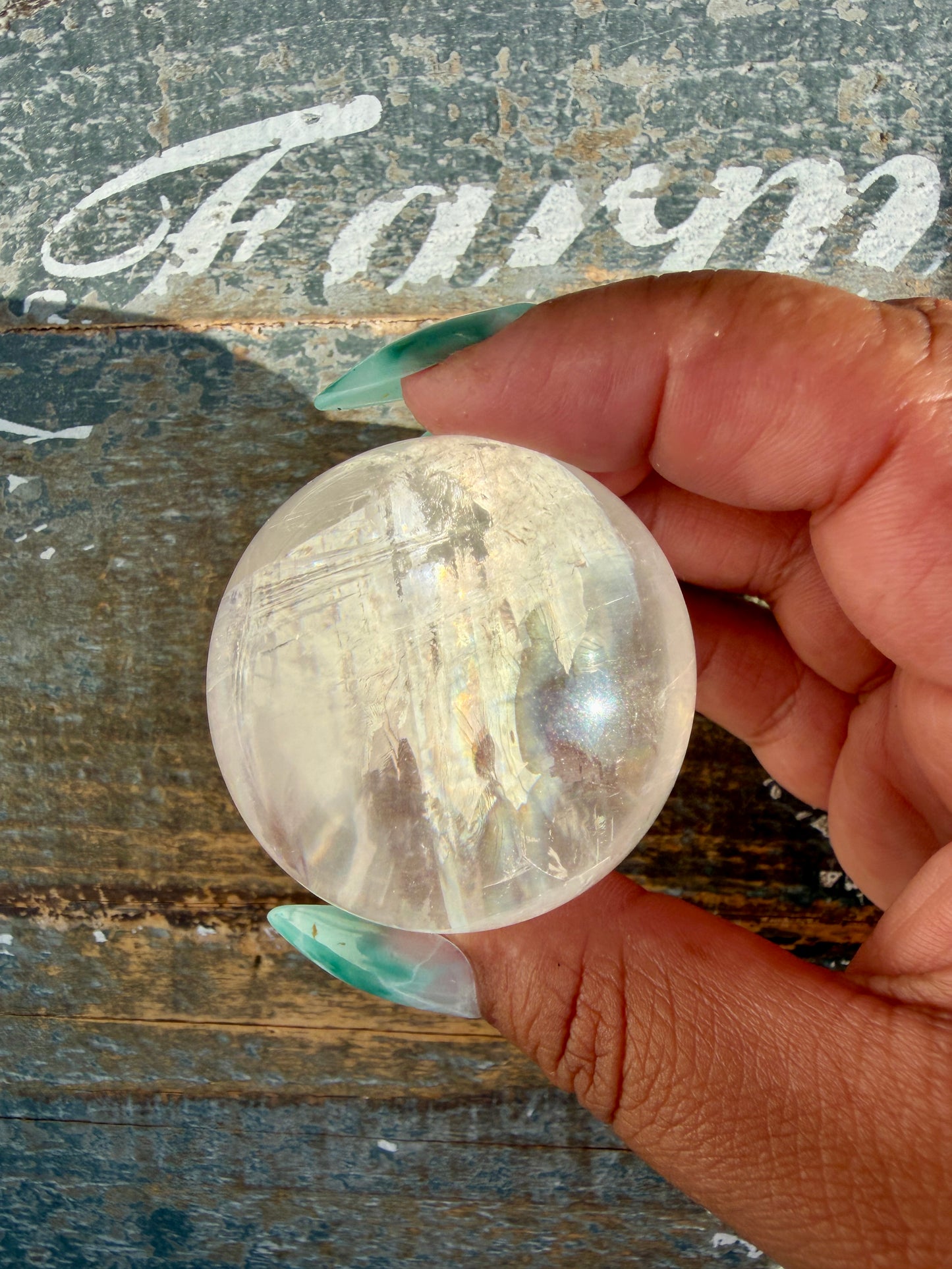 Gorgeous Optical Calcite Sphere | Opt E (discount/damaged - see photos)