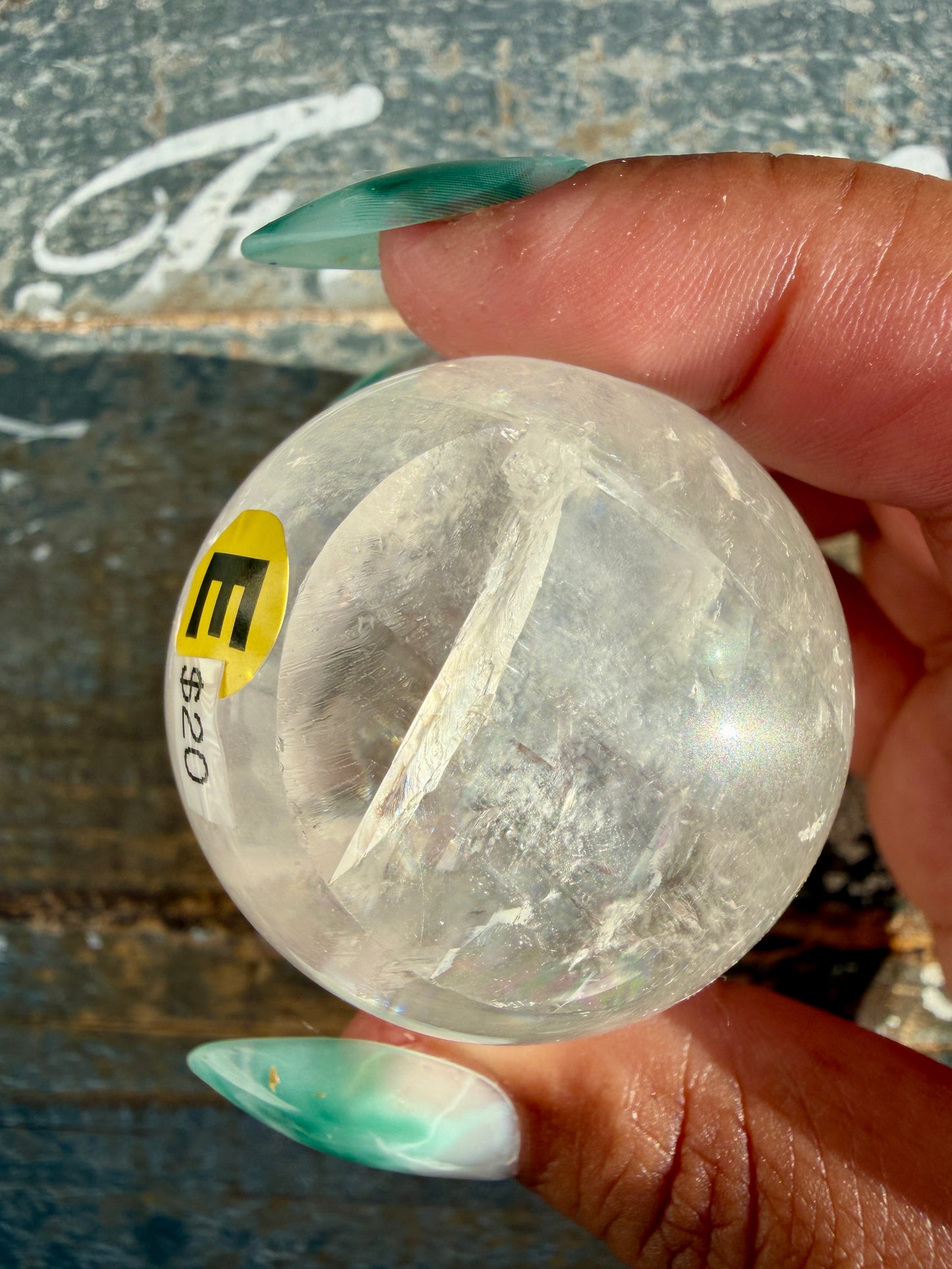Gorgeous Optical Calcite Sphere | Opt E (discount/damaged - see photos)