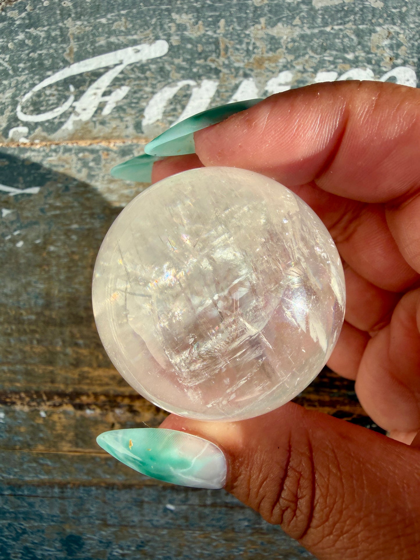 Gorgeous Optical Calcite Sphere | Opt E (discount/damaged - see photos)