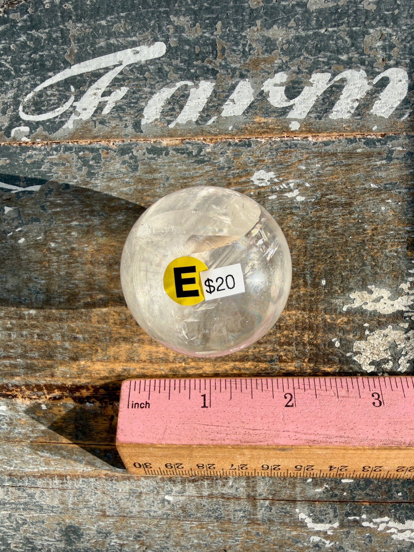 Gorgeous Optical Calcite Sphere | Opt E (discount/damaged - see photos)