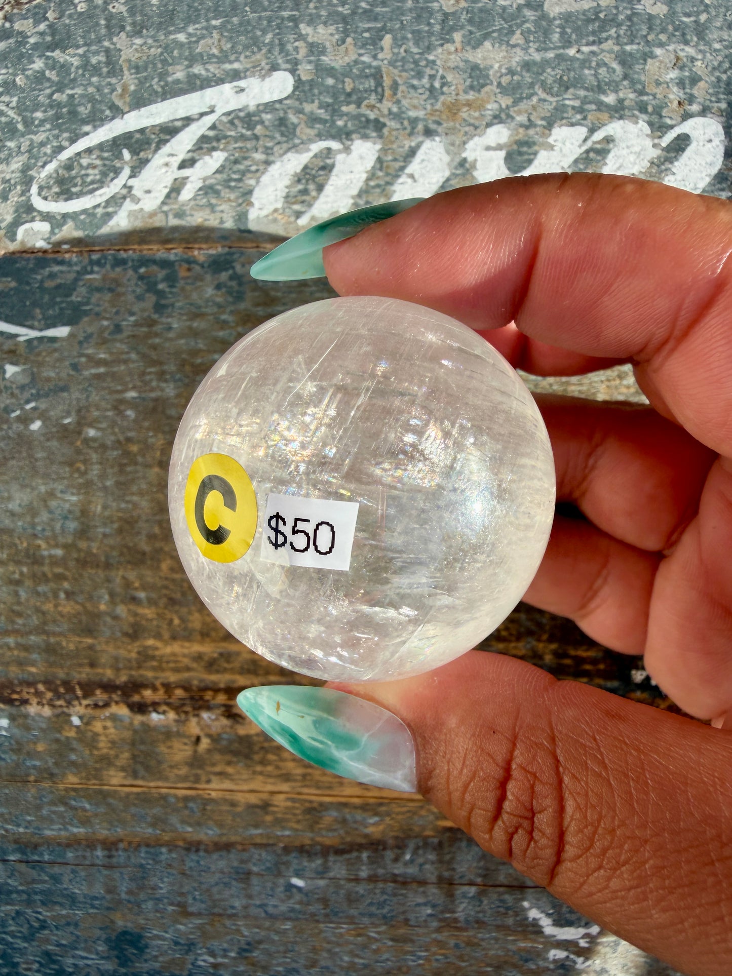 Gorgeous Optical Calcite Sphere | Opt C