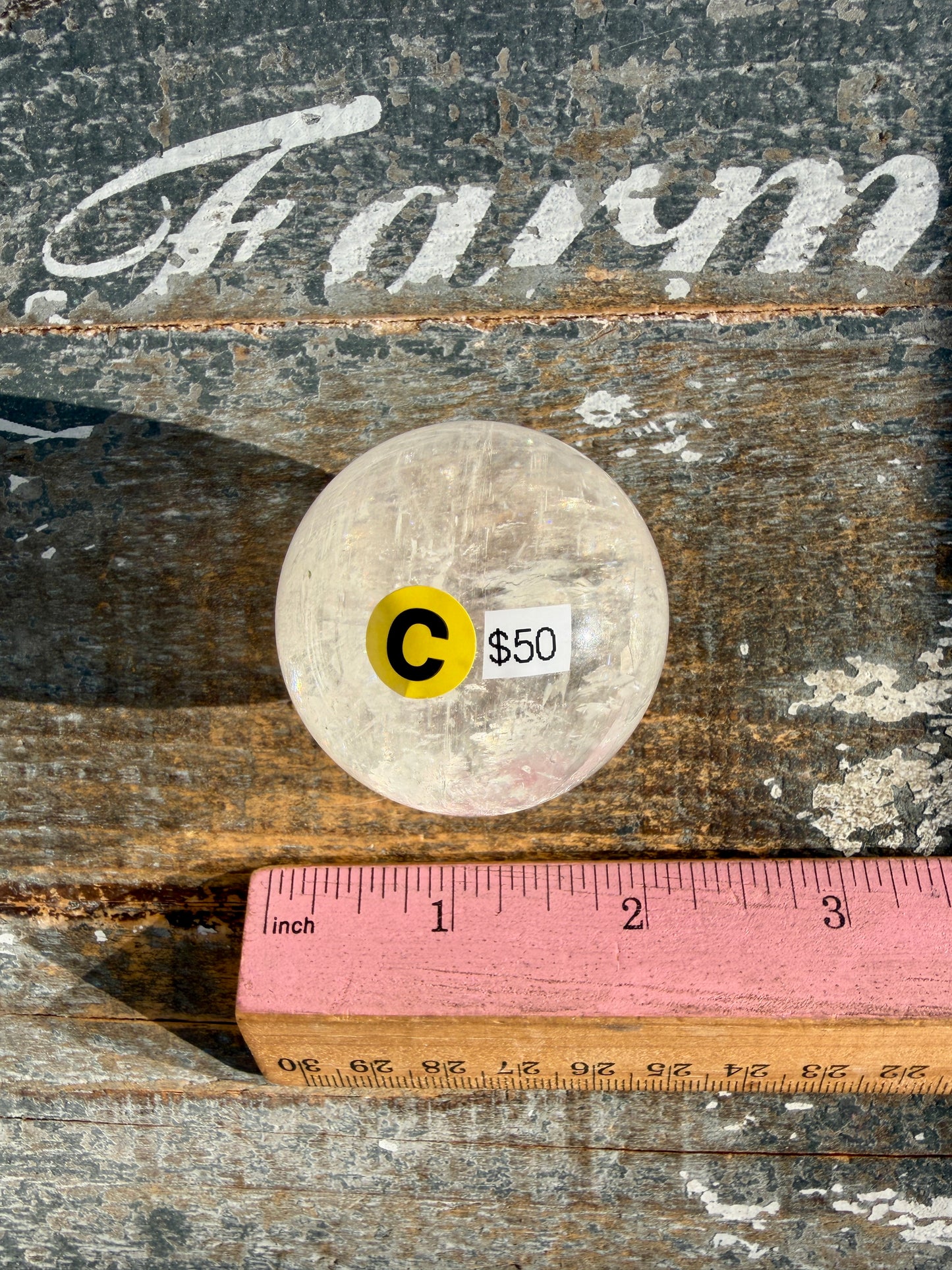 Gorgeous Optical Calcite Sphere | Opt C