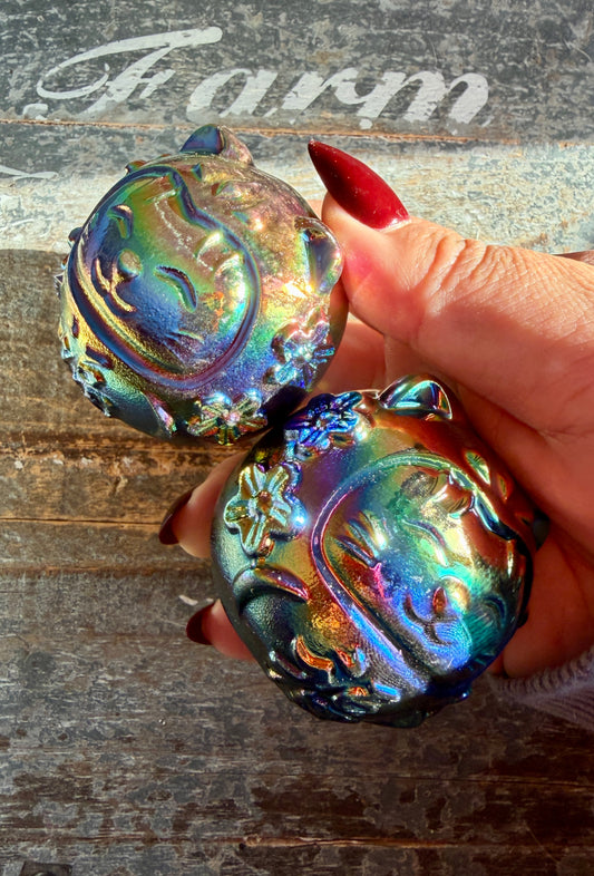 One (1) Titanium Aura Flower Kitty