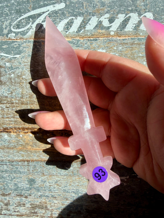 Gorgeous Rose Quartz Sword | Opt 93
