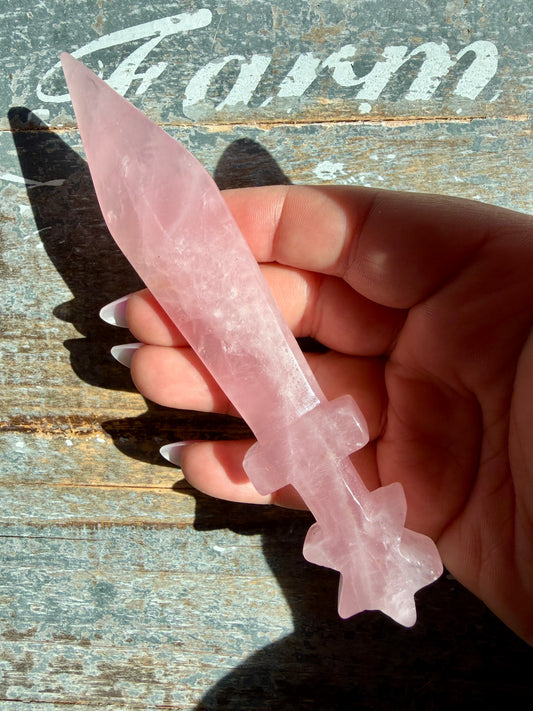 Gorgeous Rose Quartz Sword | Opt 93