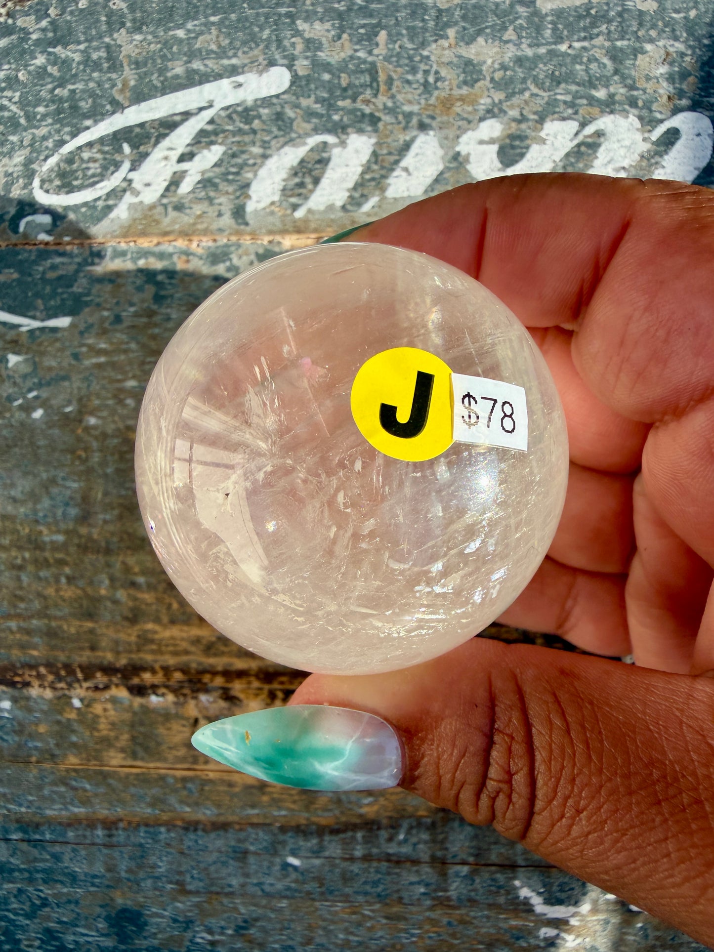 Gorgeous Optical Calcite Sphere | Opt J