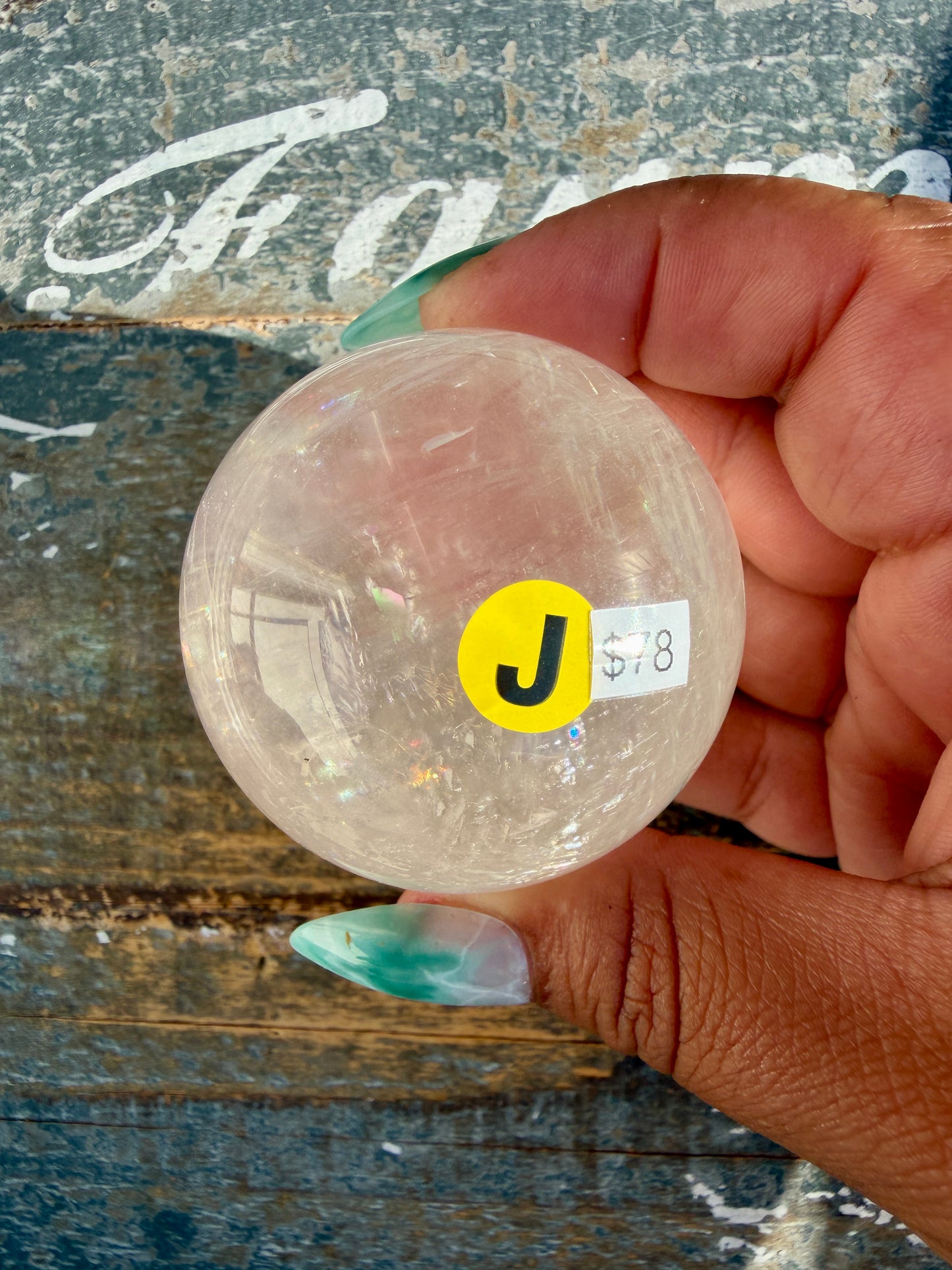 Gorgeous Optical Calcite Sphere | Opt J