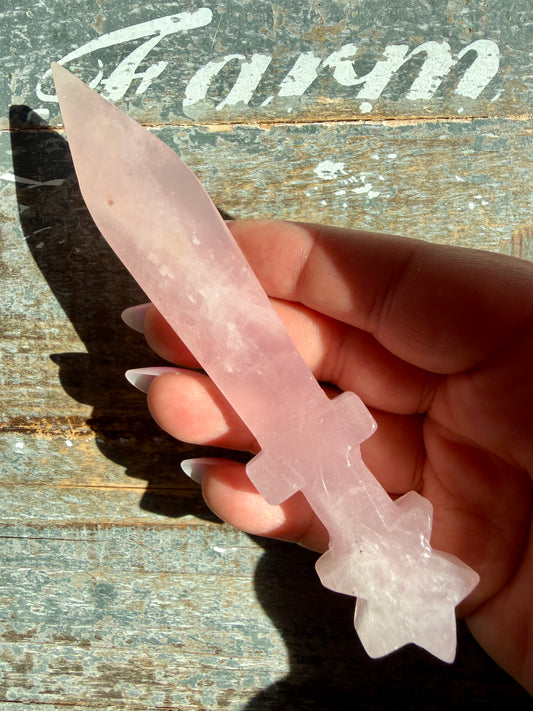 Gorgeous Rose Quartz Sword | Opt 91